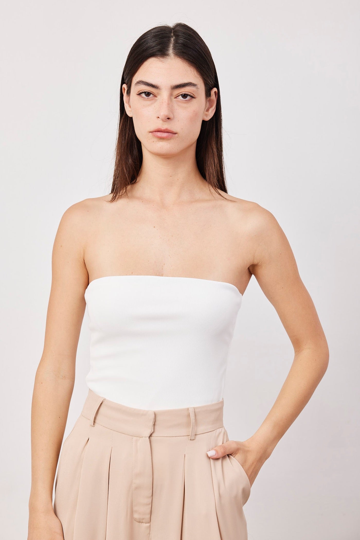 טופ סטרפלס מבד מחטב - ITAY BRANDS