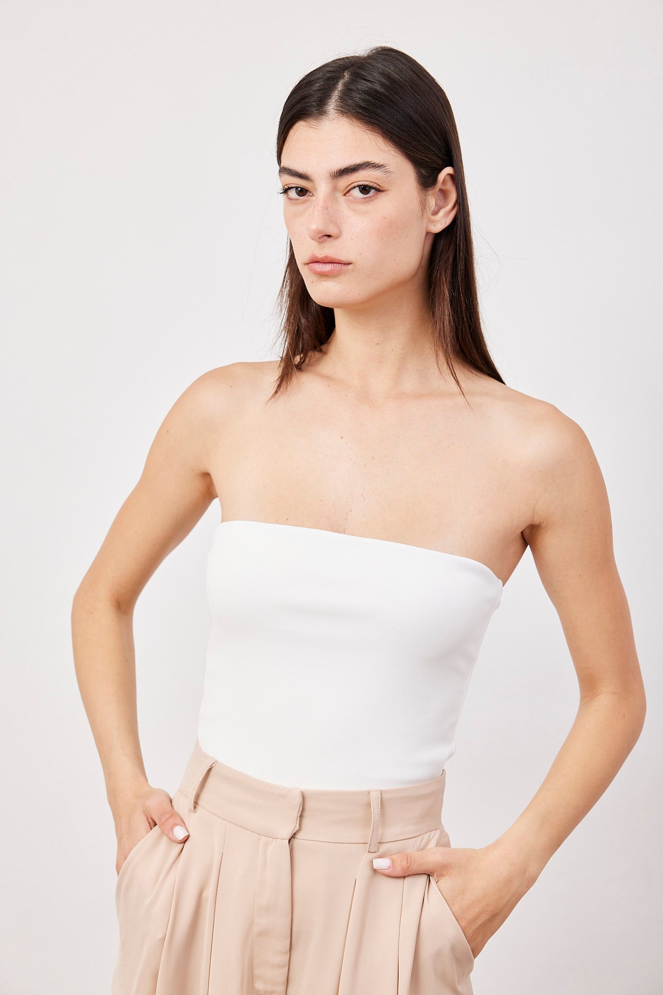 טופ סטרפלס מבד מחטב - ITAY BRANDS