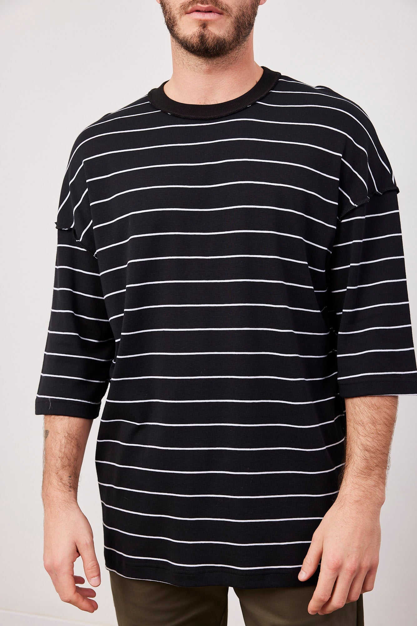 טי-שרט פסים אוברסייז - ITAY BRANDS