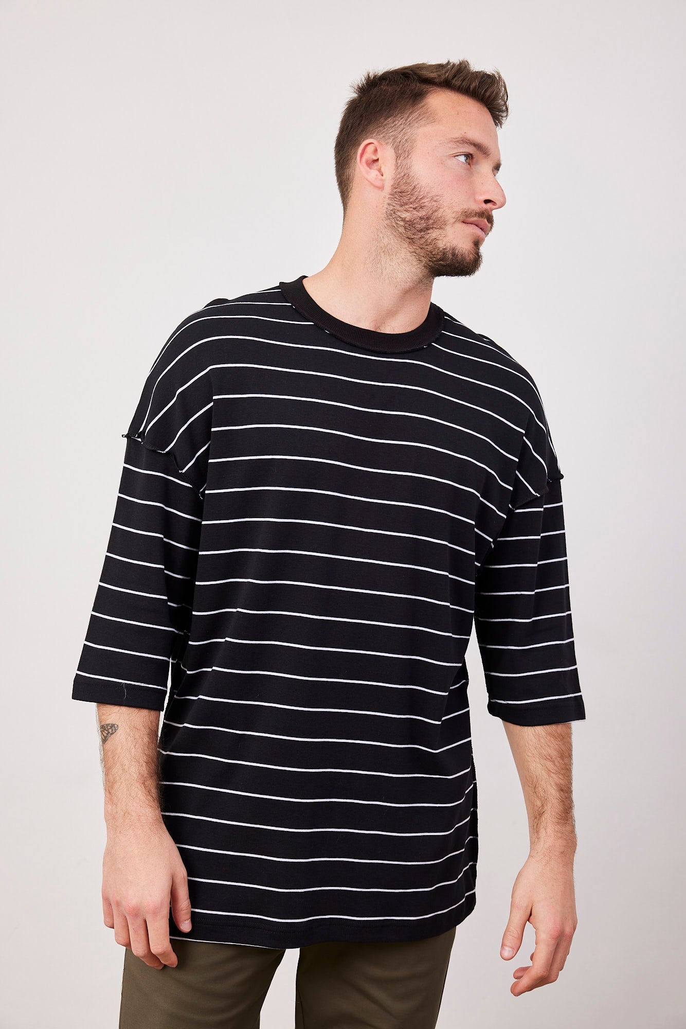 טי-שרט פסים אוברסייז - ITAY BRANDS