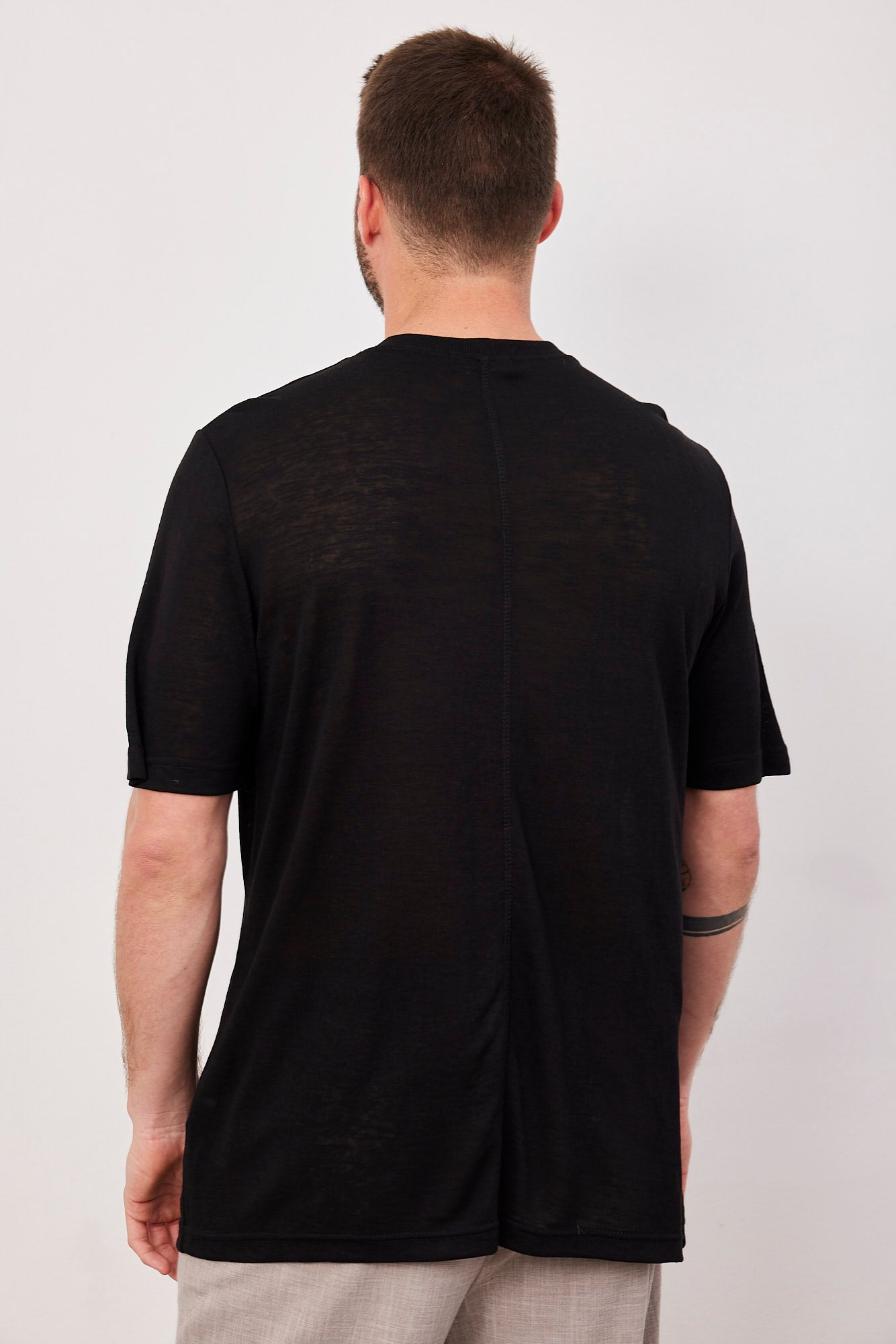 טי-שרט במראה פשתן - ITAY BRANDS