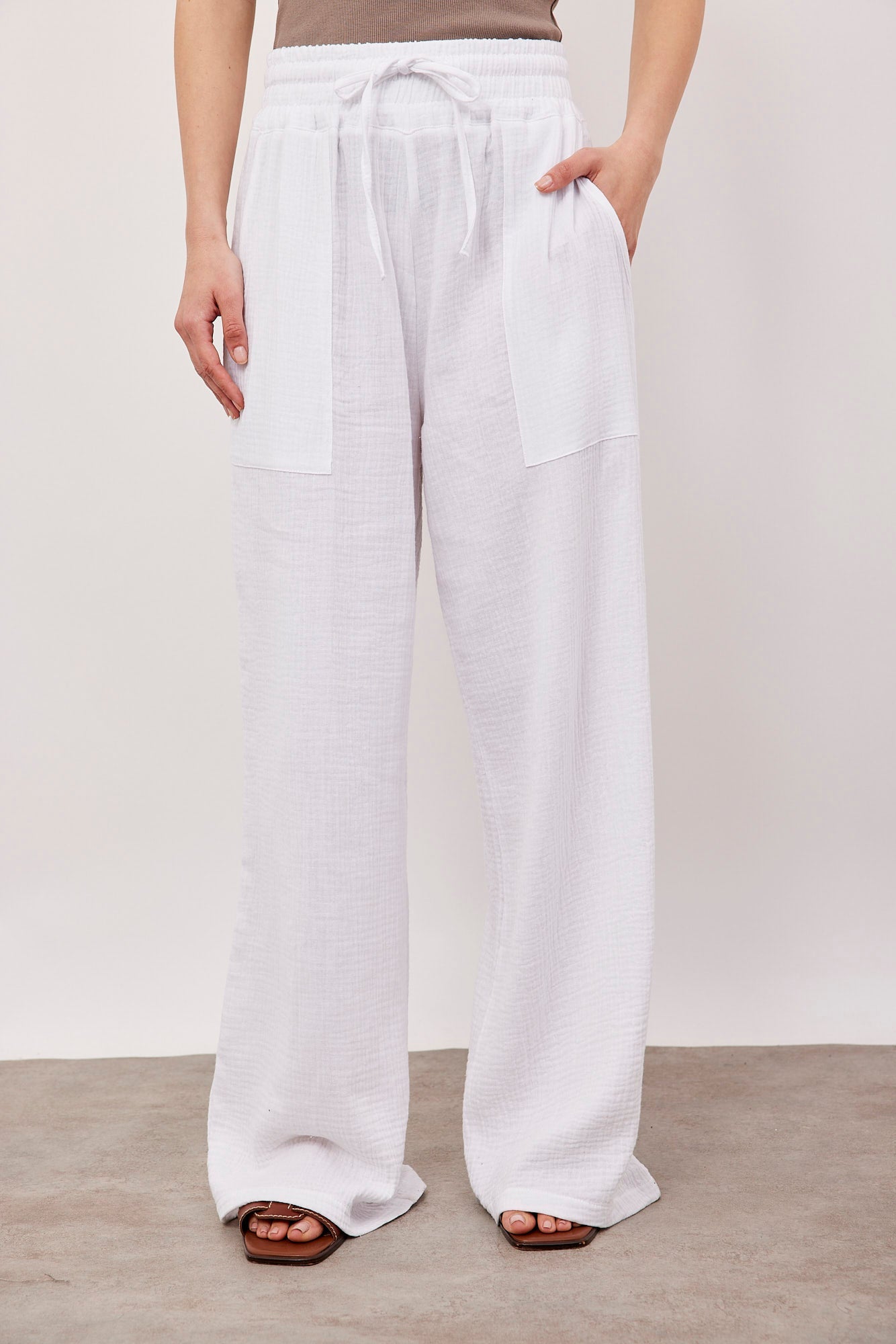 מכנסי טטרה ארוכים בגזרה גבוהה - ITAY BRANDS