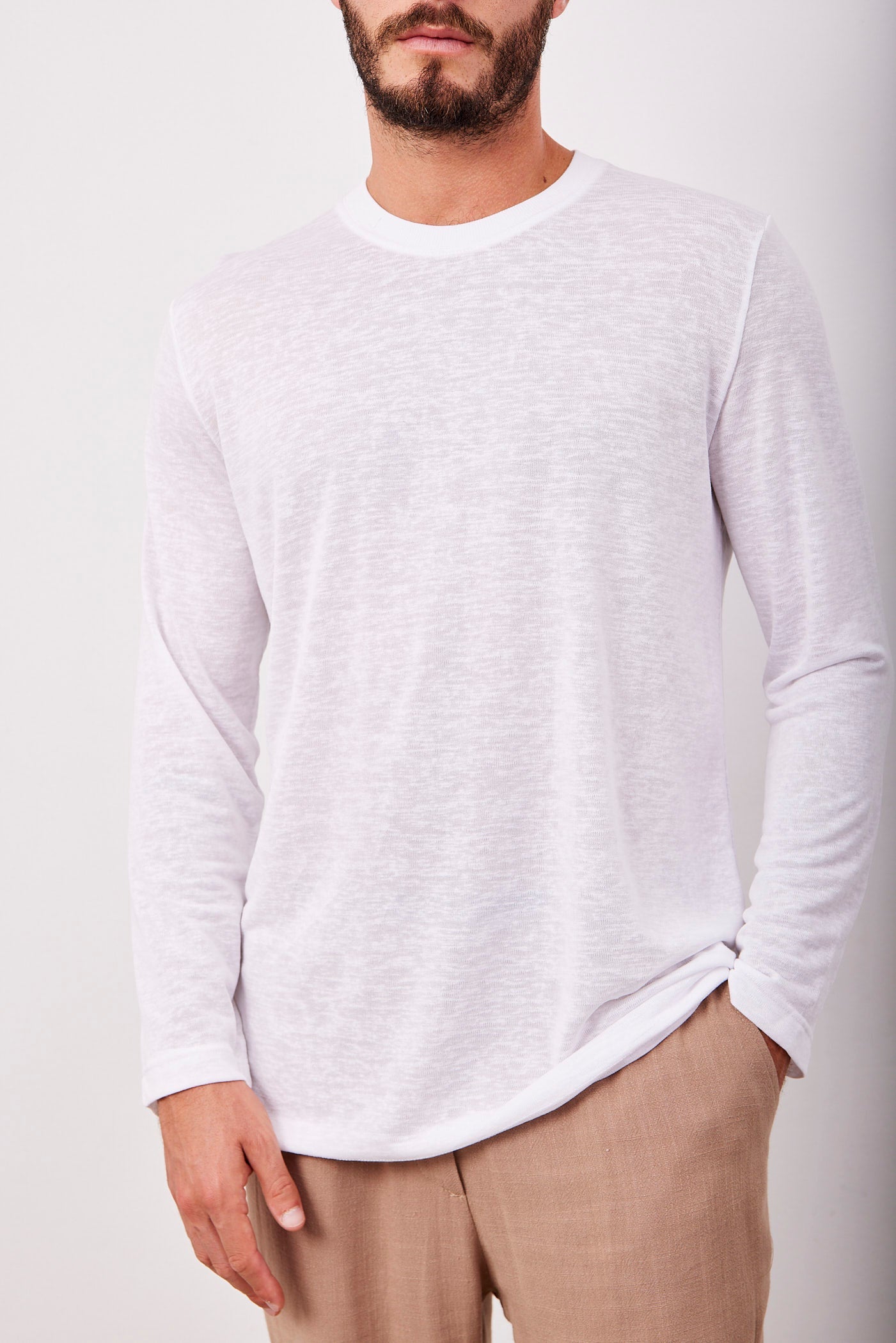 חולצה ארוכה במראה פשתן - ITAY BRANDS