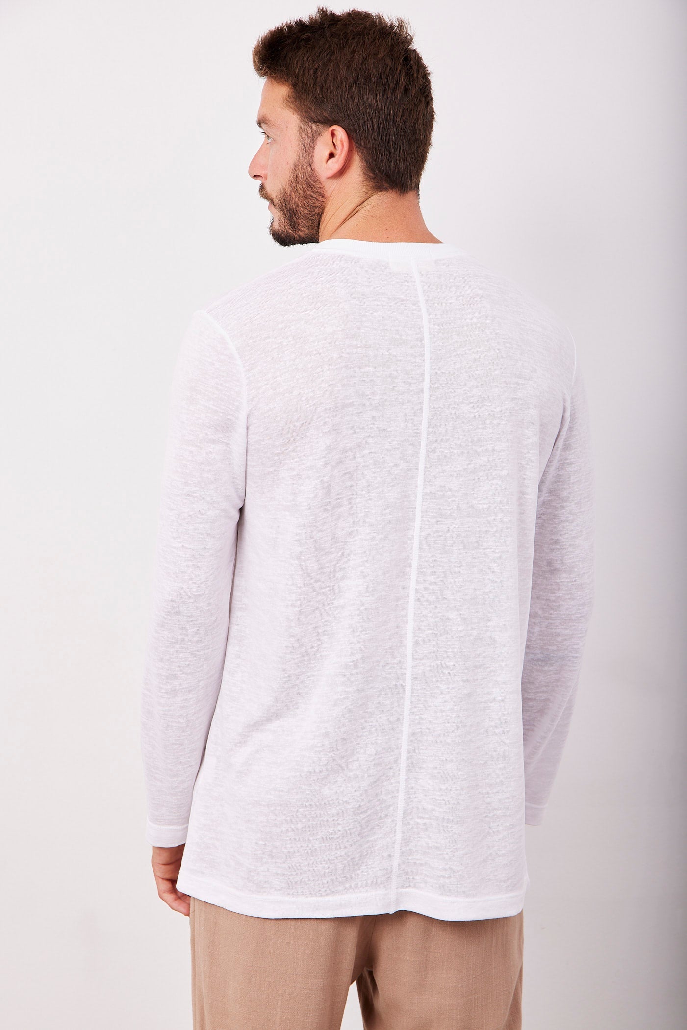 חולצה ארוכה במראה פשתן - ITAY BRANDS