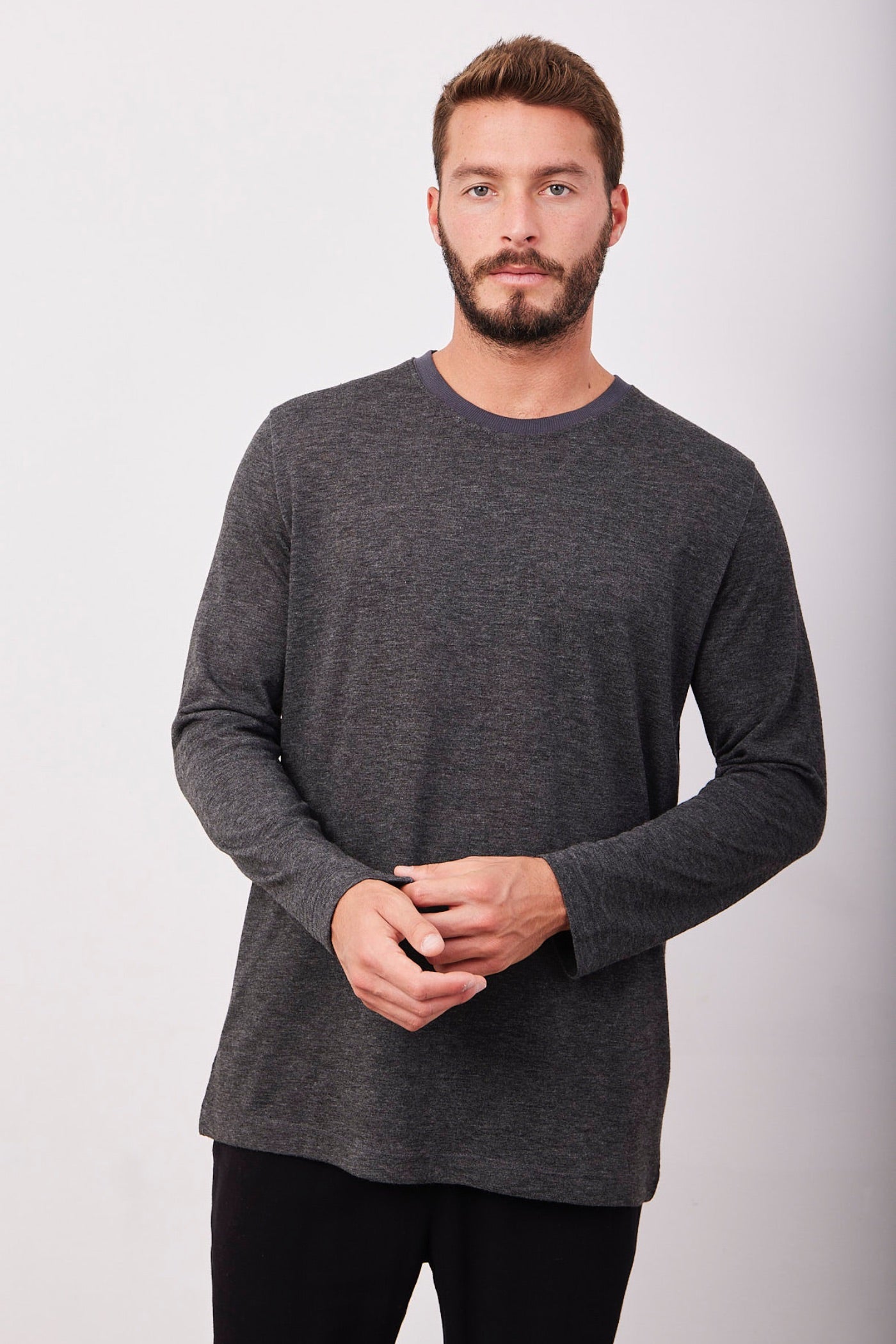 חולצה ארוכה במראה פשתן - ITAY BRANDS