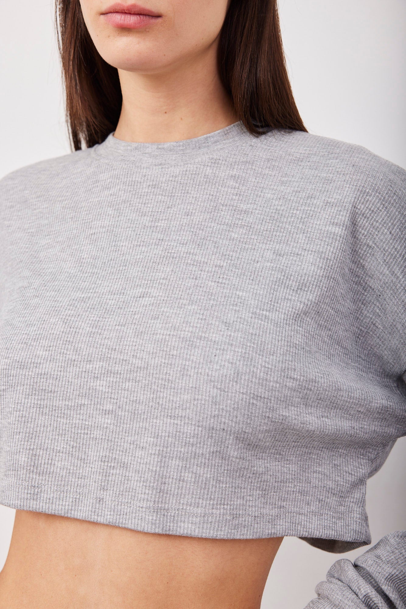 חולצת קרופ ארוכה מבד רך - ITAY BRANDS