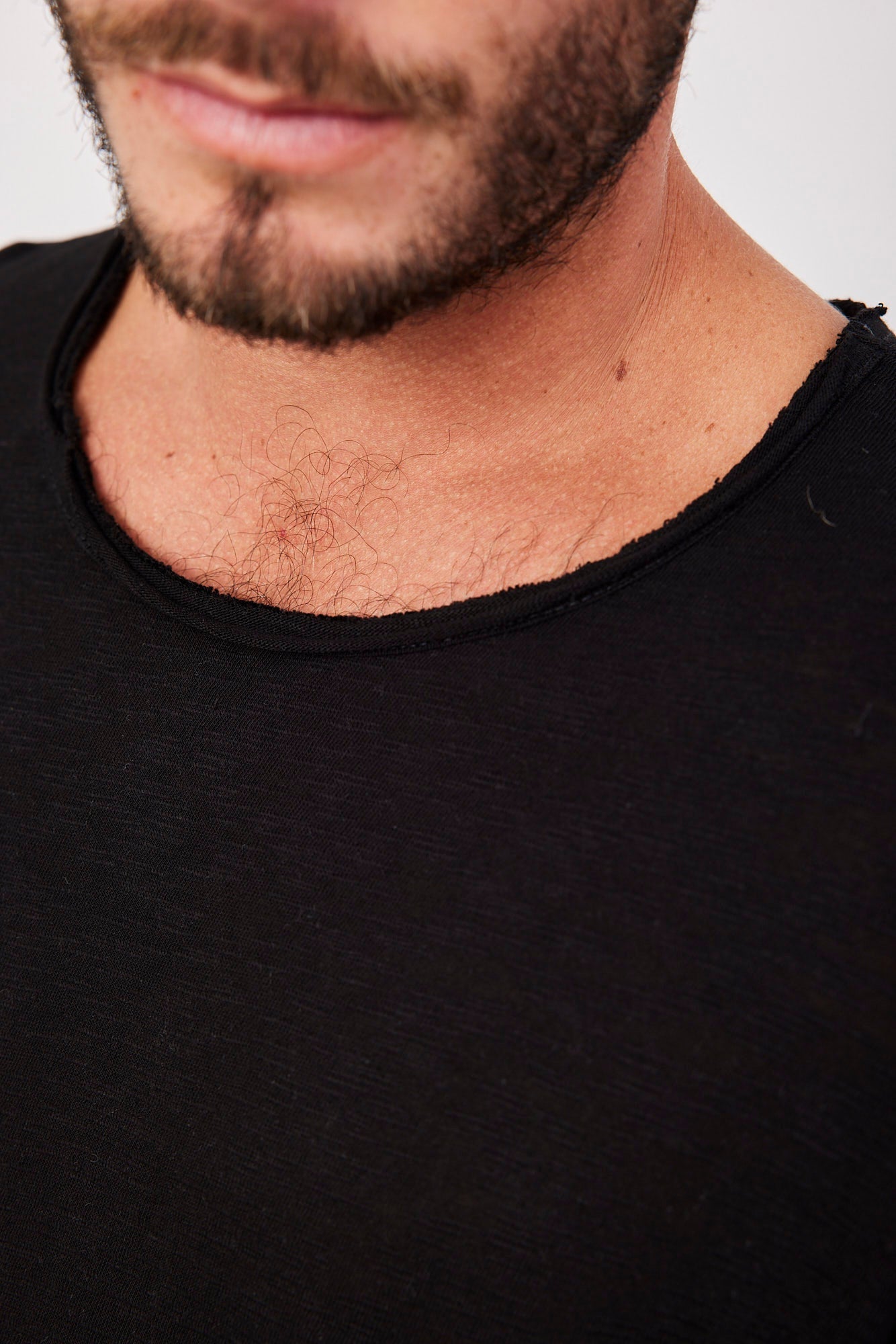 טי-שרט מלאנז׳ צווארון פרום - ITAY BRANDS