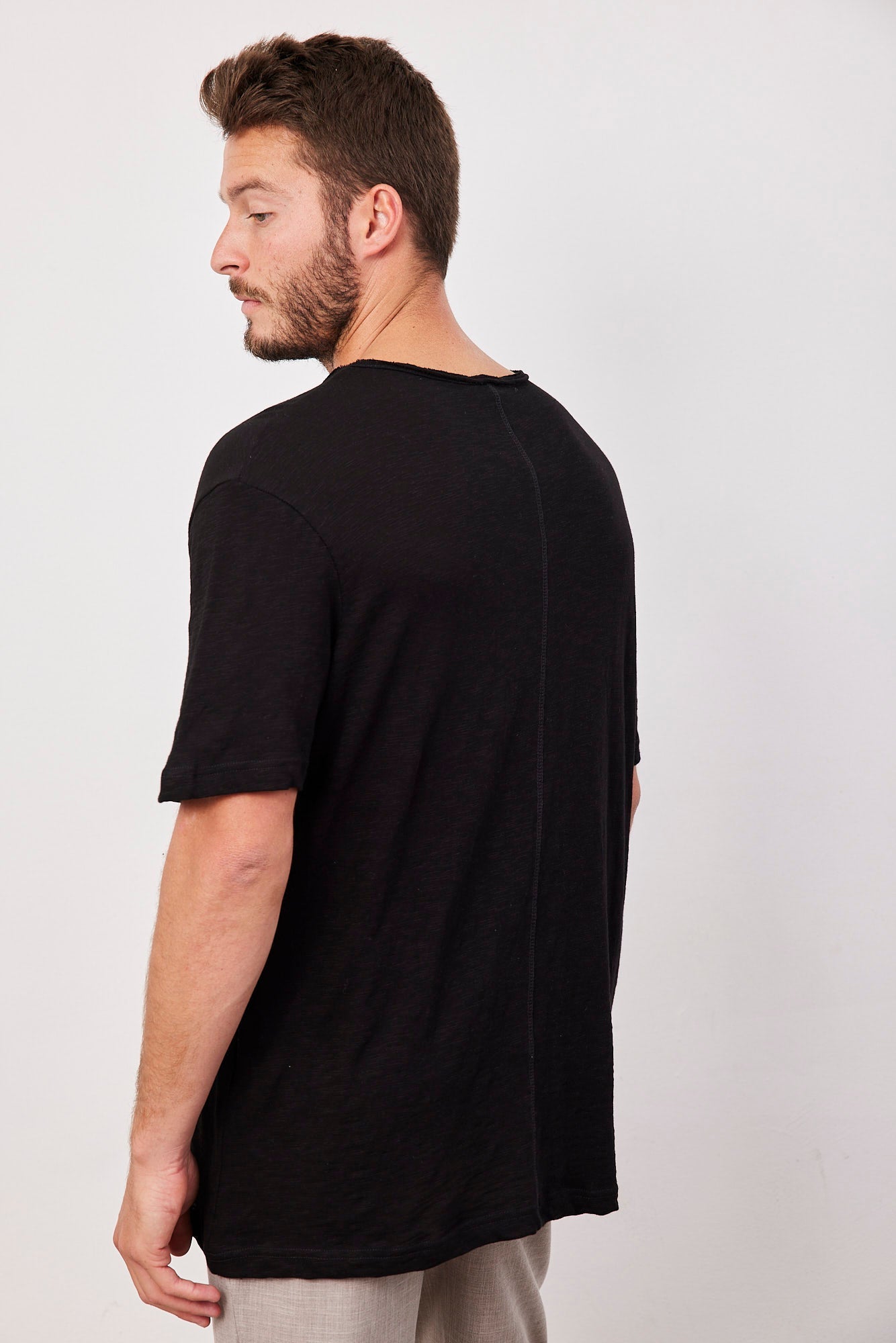 טי-שרט מלאנז׳ צווארון פרום - ITAY BRANDS