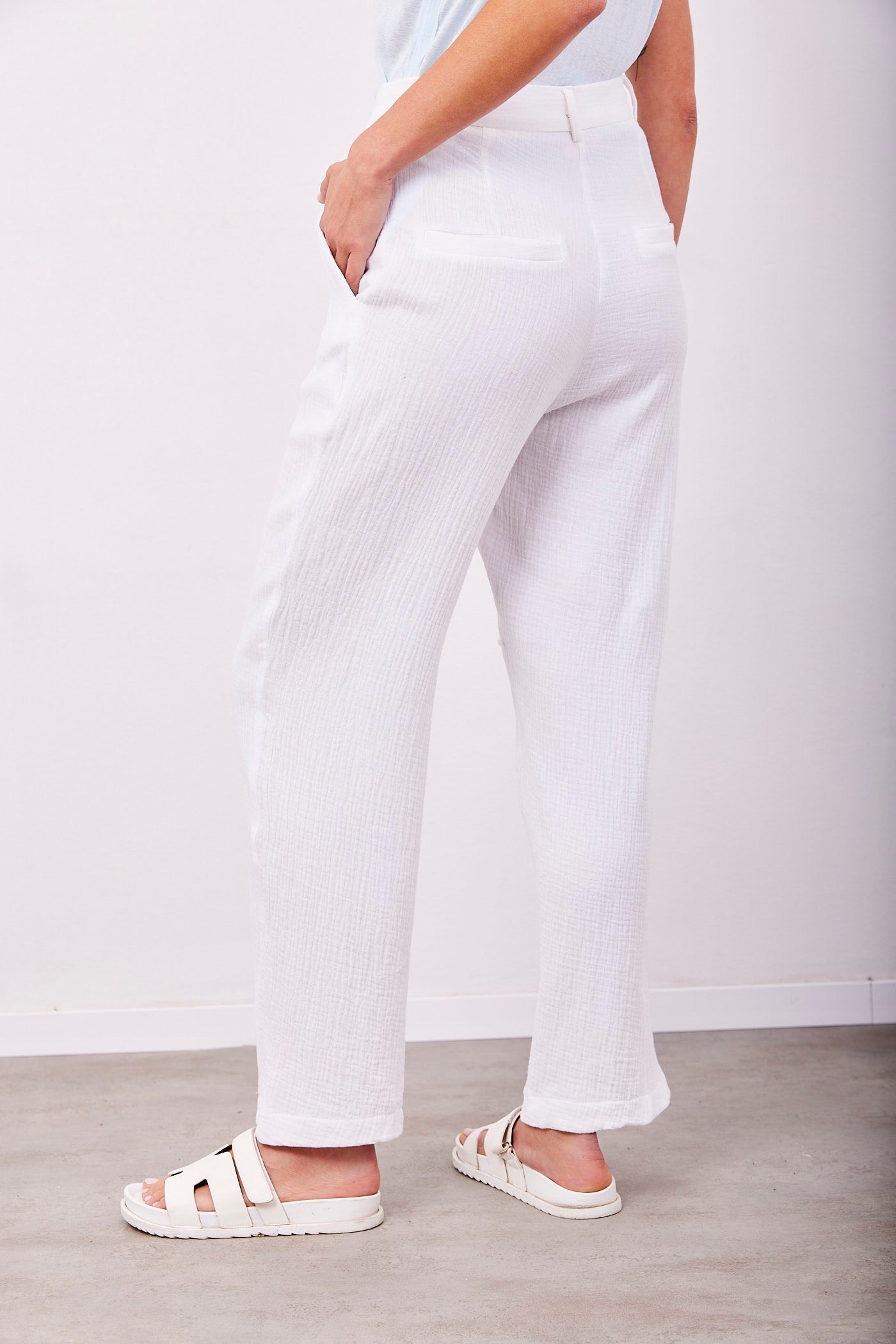 מכנסי טטרה ארוכים בסגירה א-סימטרית - ITAY BRANDS