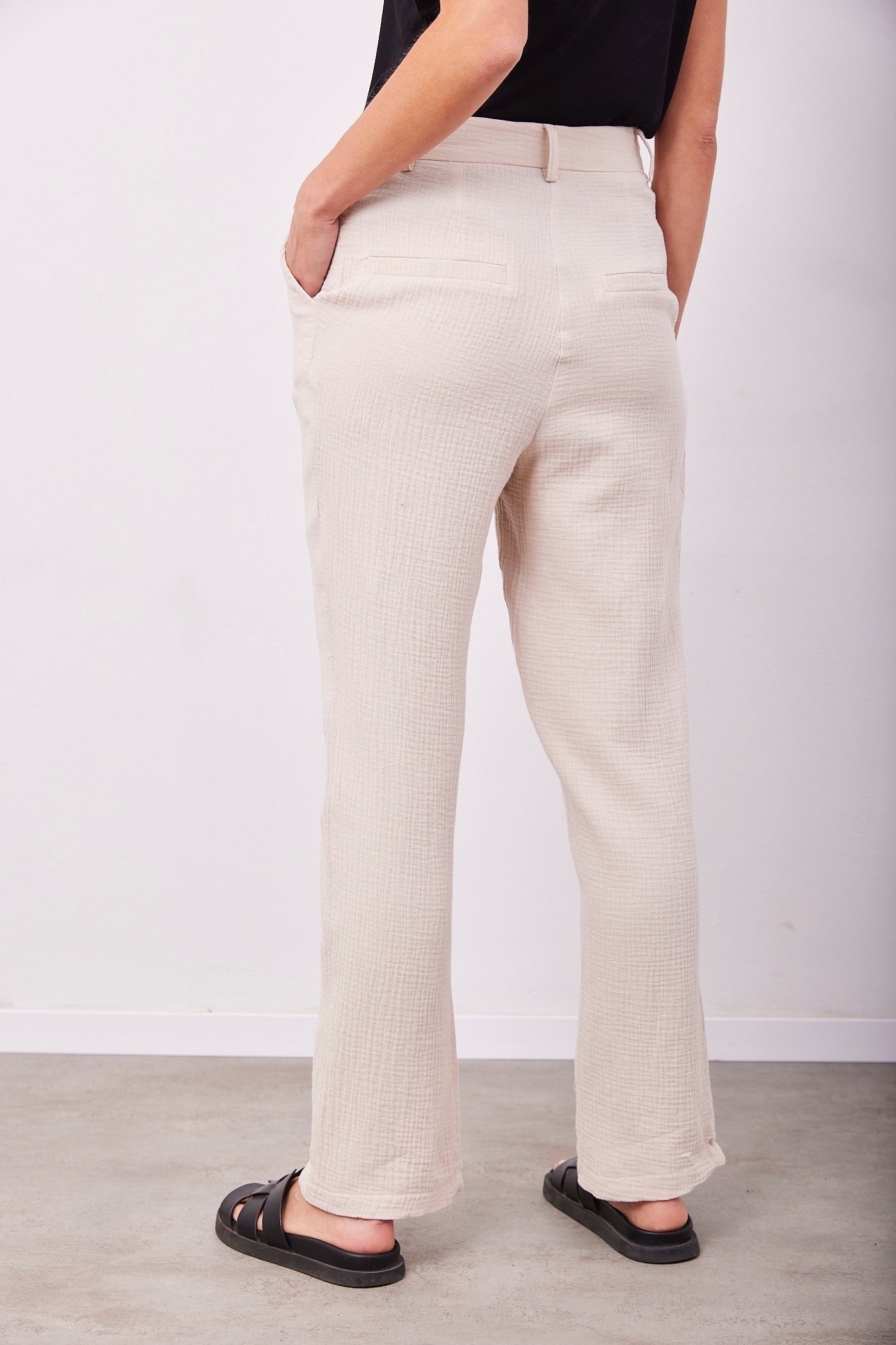 מכנסי טטרה ארוכים בסגירה א-סימטרית - ITAY BRANDS