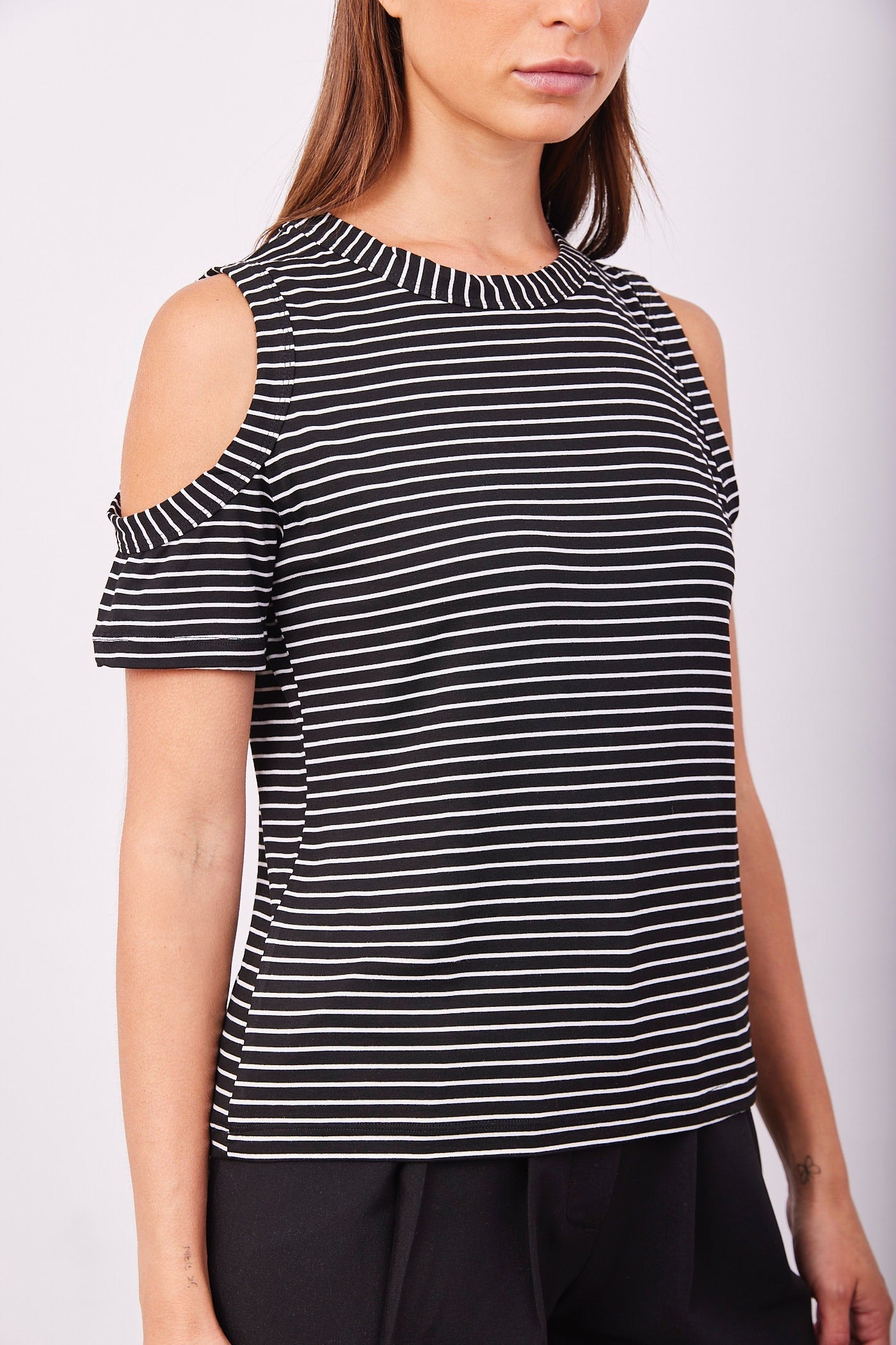 חולצת פסים א-סימטרית - ITAY BRANDS