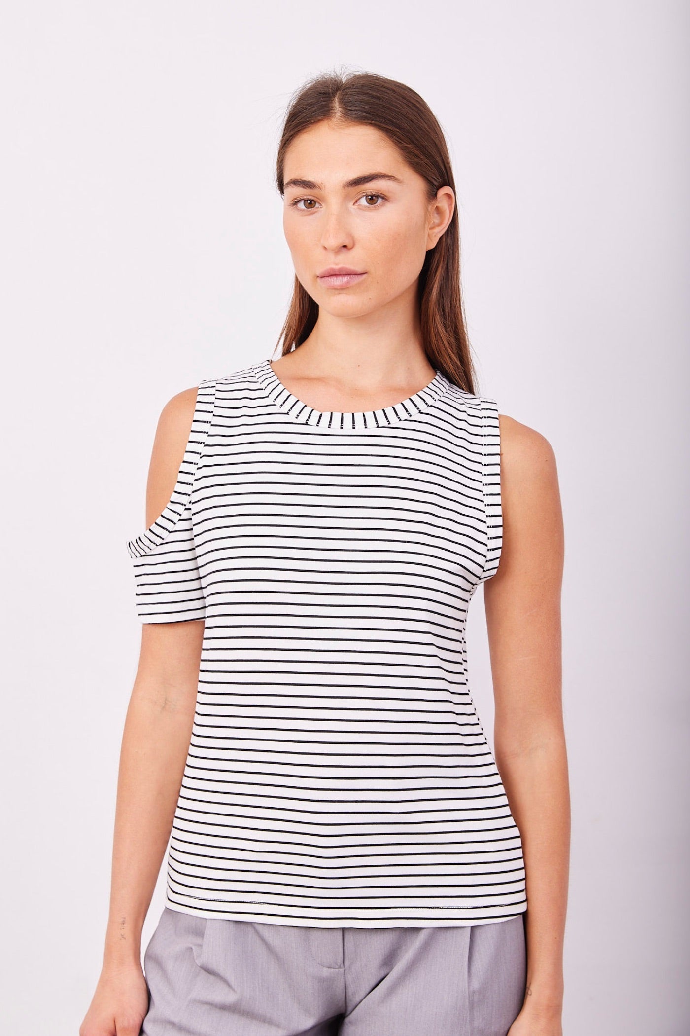 חולצת פסים א-סימטרית - ITAY BRANDS