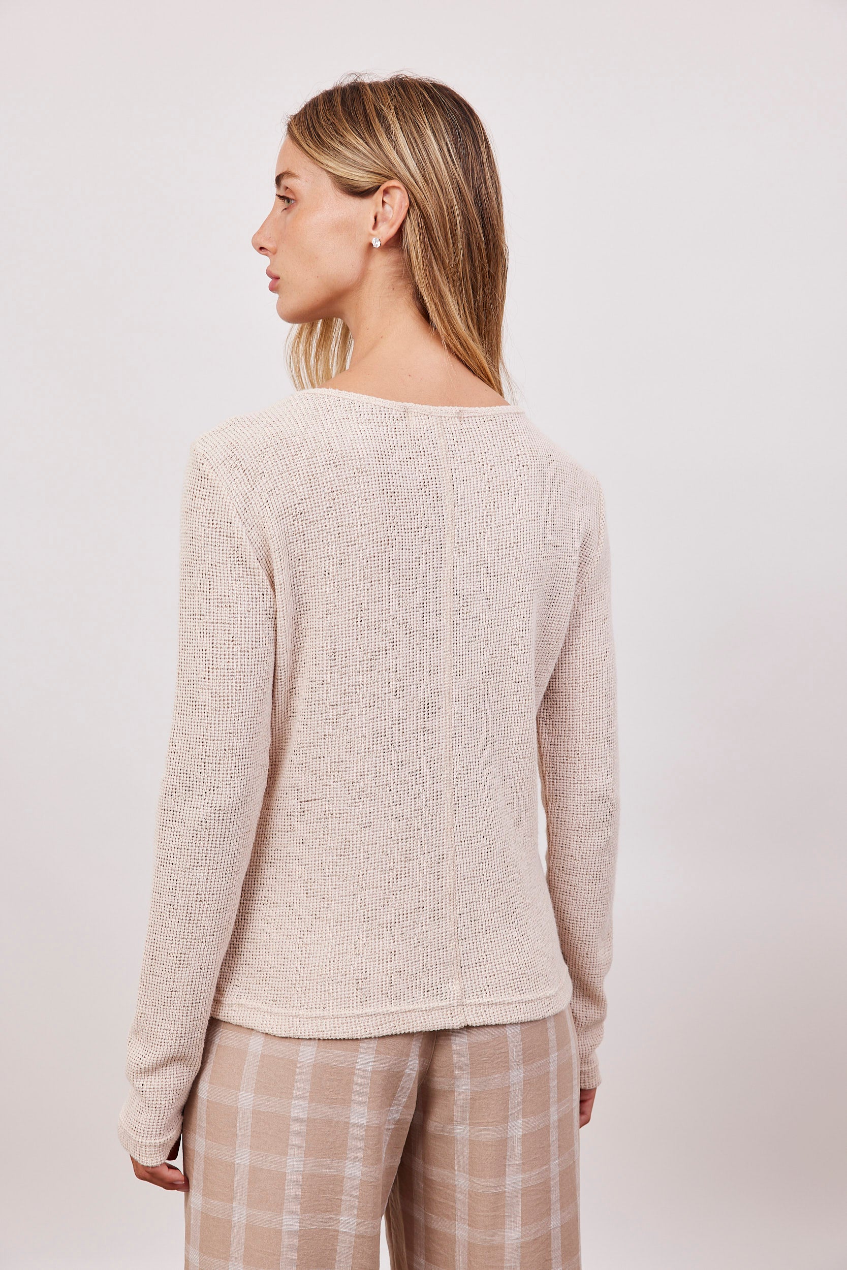 חולצת סריג ארוכה שקפקפה