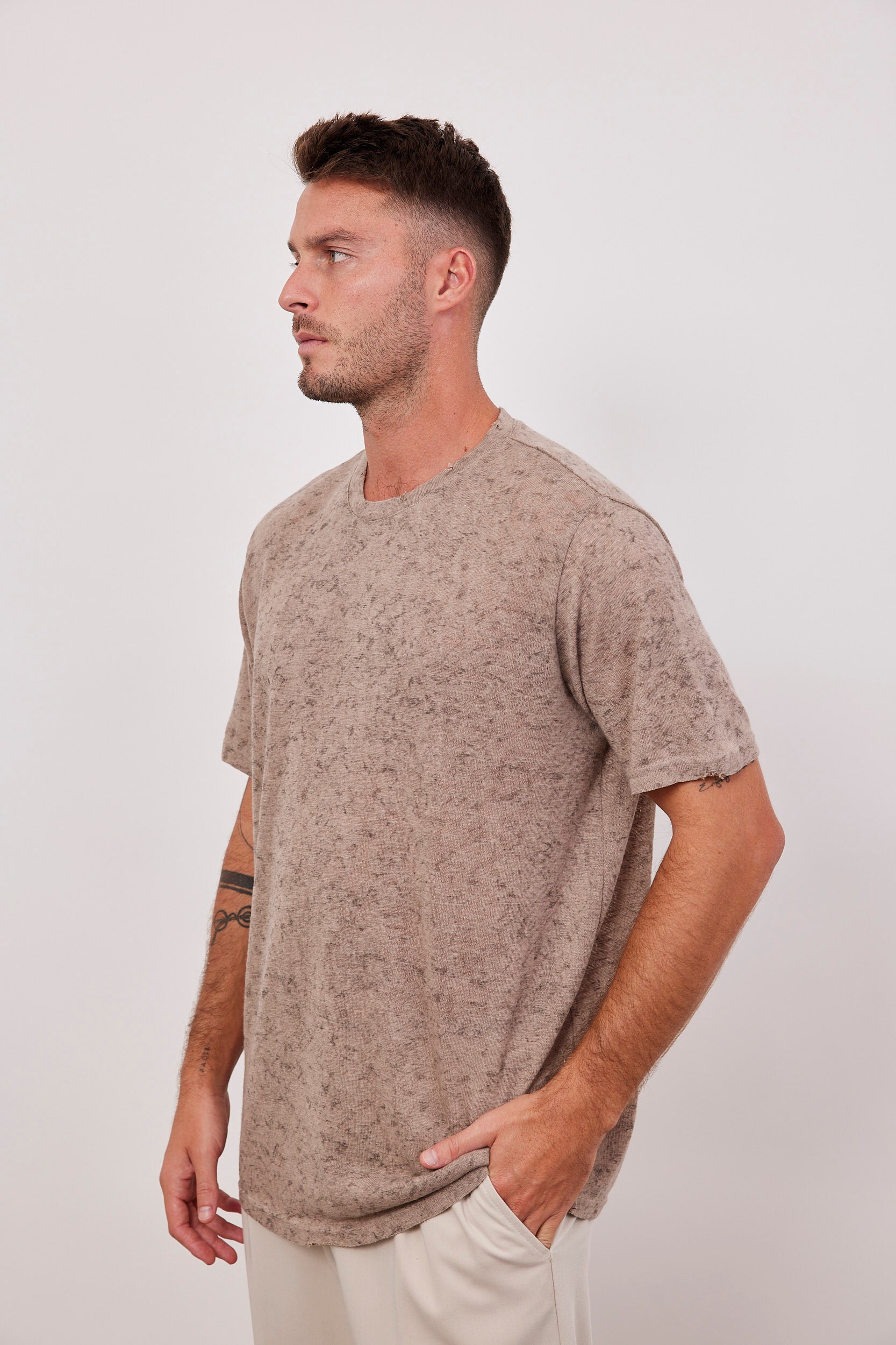 טישרט ווש בגימור פרום