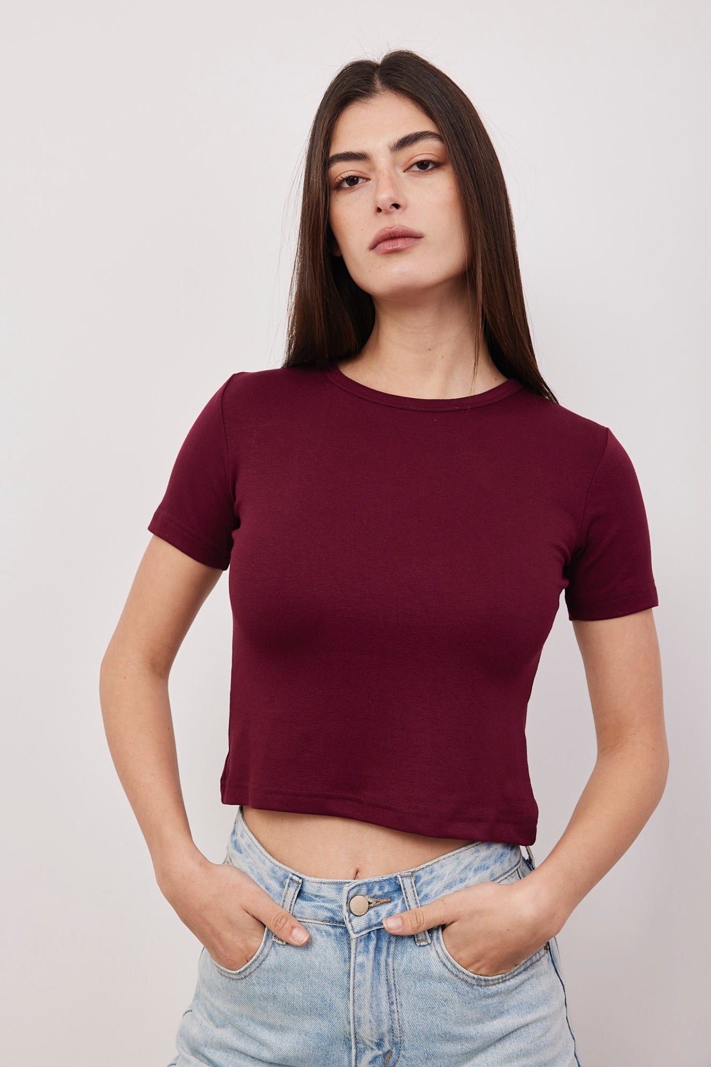 חולצת קרופ אלסטית - ITAY BRANDS