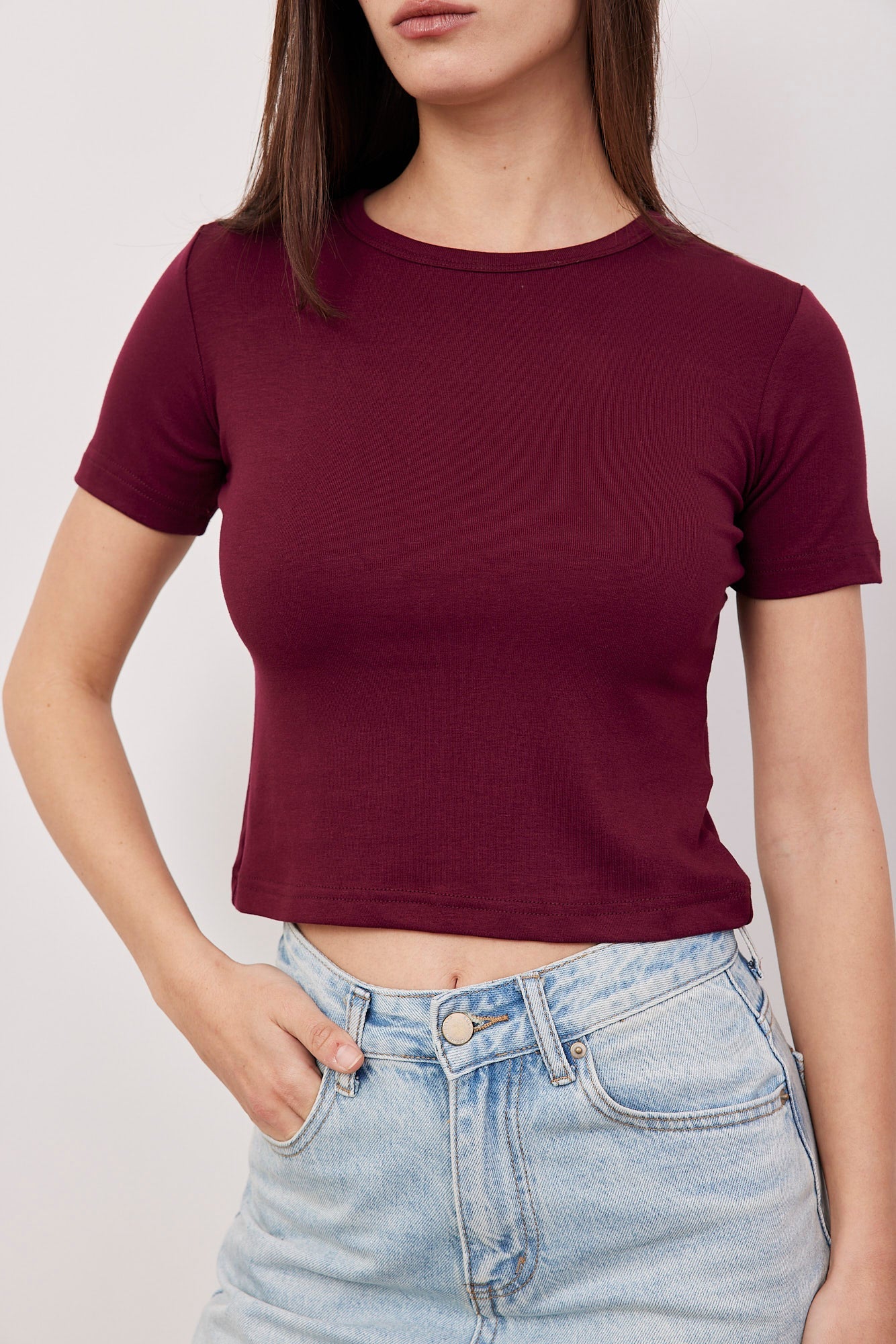 חולצת קרופ אלסטית - ITAY BRANDS