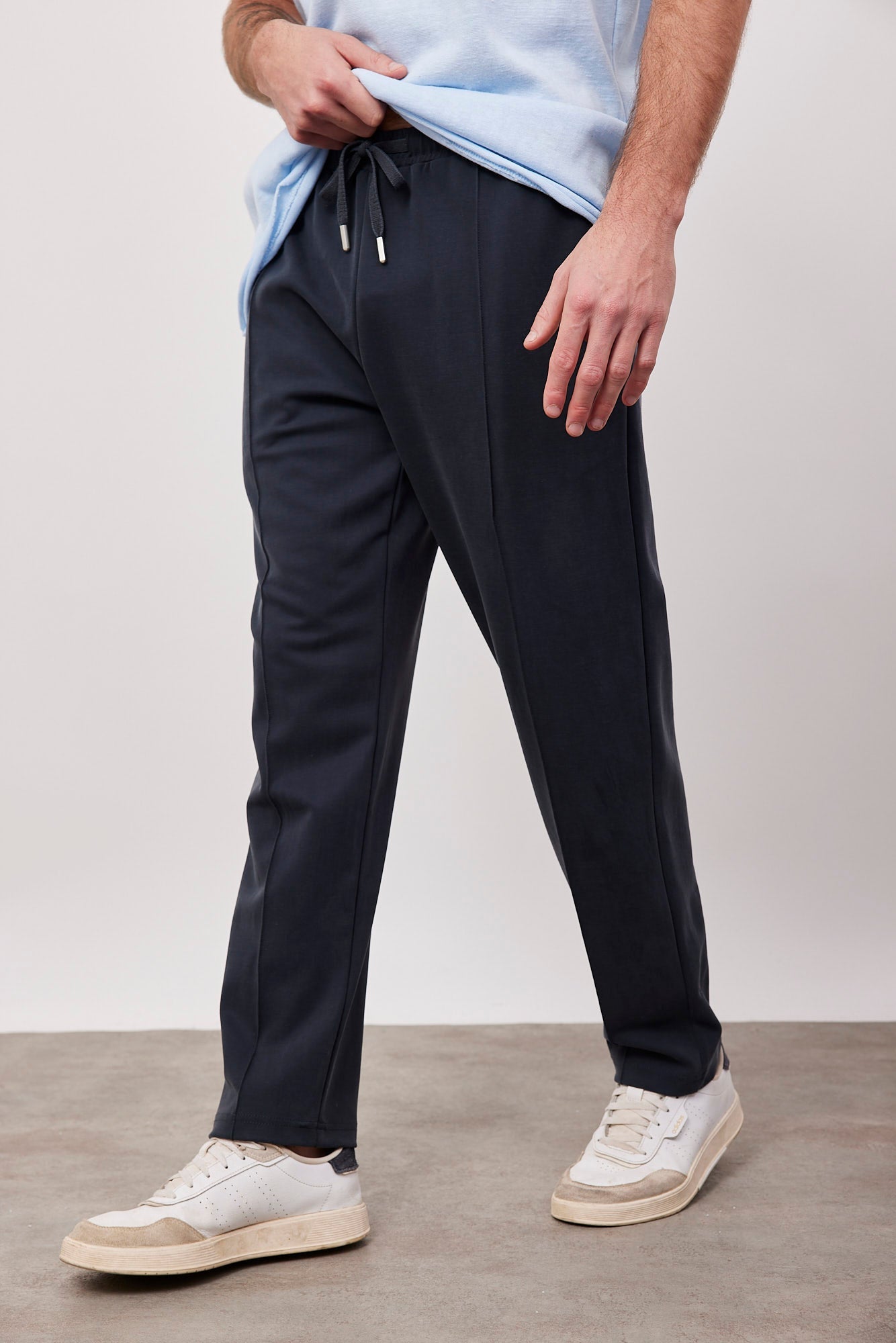 מכנסיים במראה מחוייט עם תיפור קדמי - ITAY BRANDS