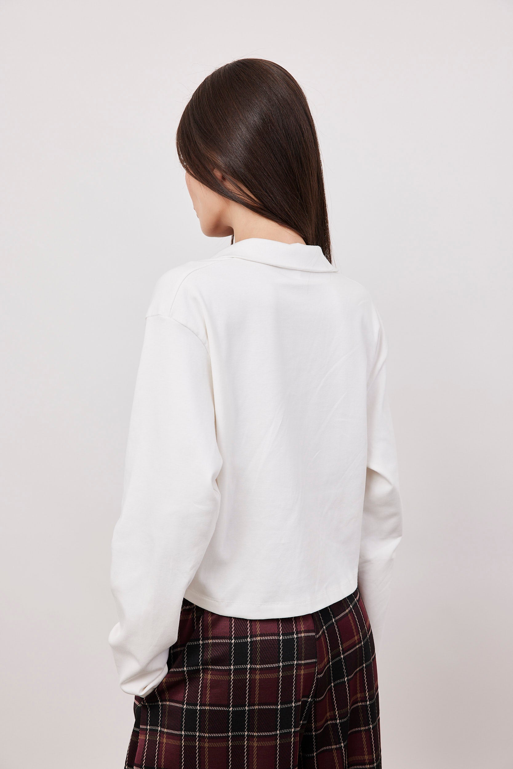 חולצת צווארון פולו קרופ