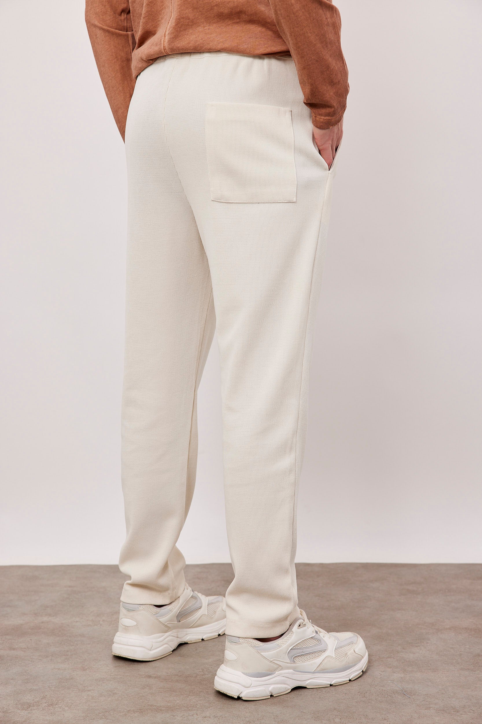 מכנסי קורדרוי ארוכים עם גומי