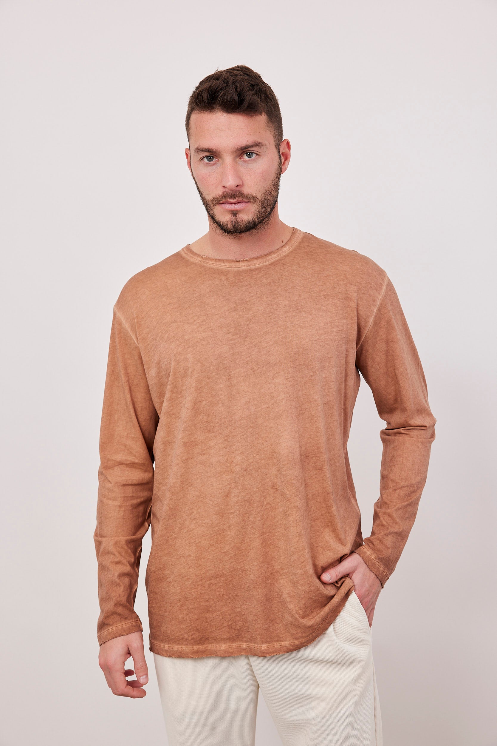 חולצת ווש ארוכה