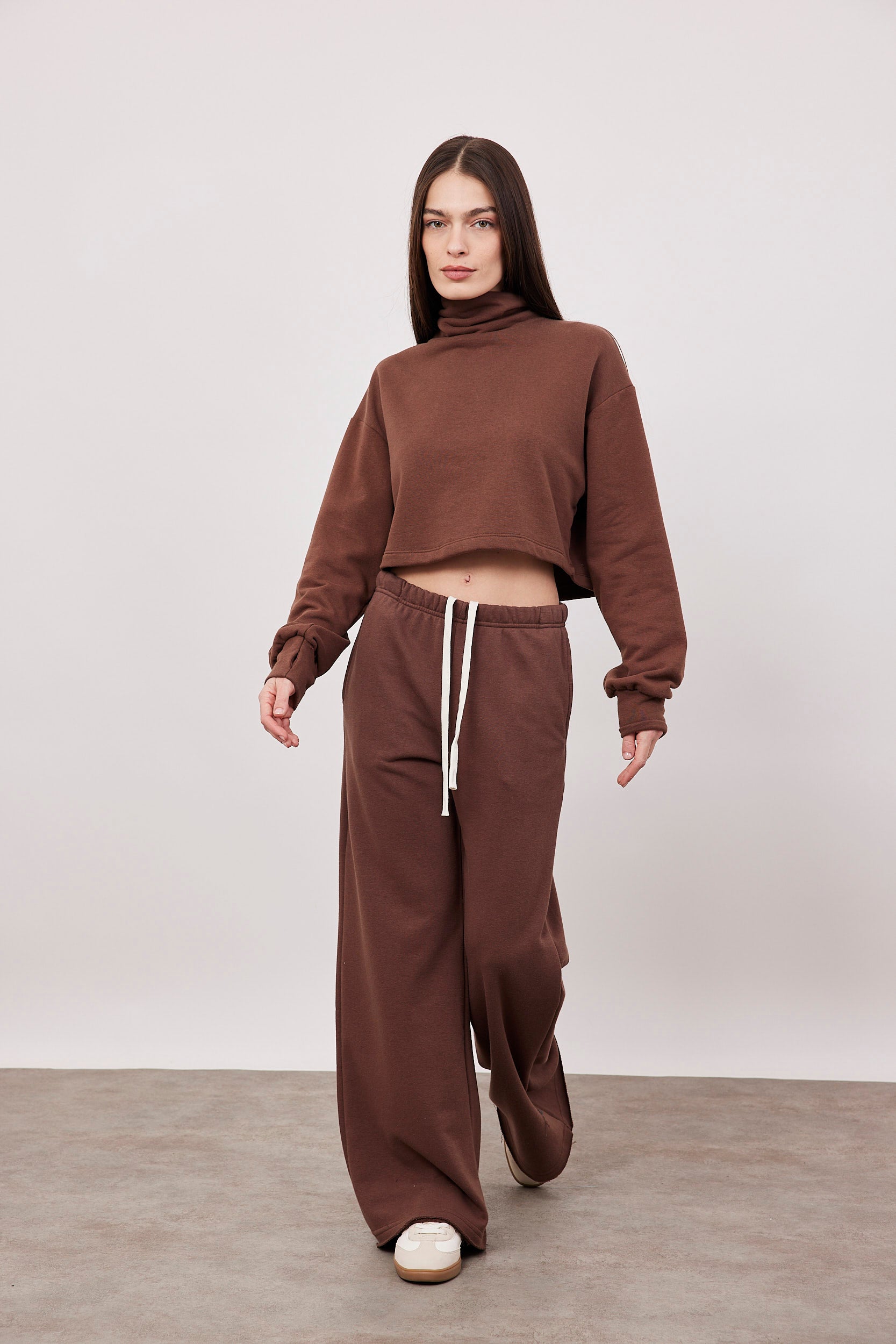 חולצת פרנץ טרי גולף קרופ