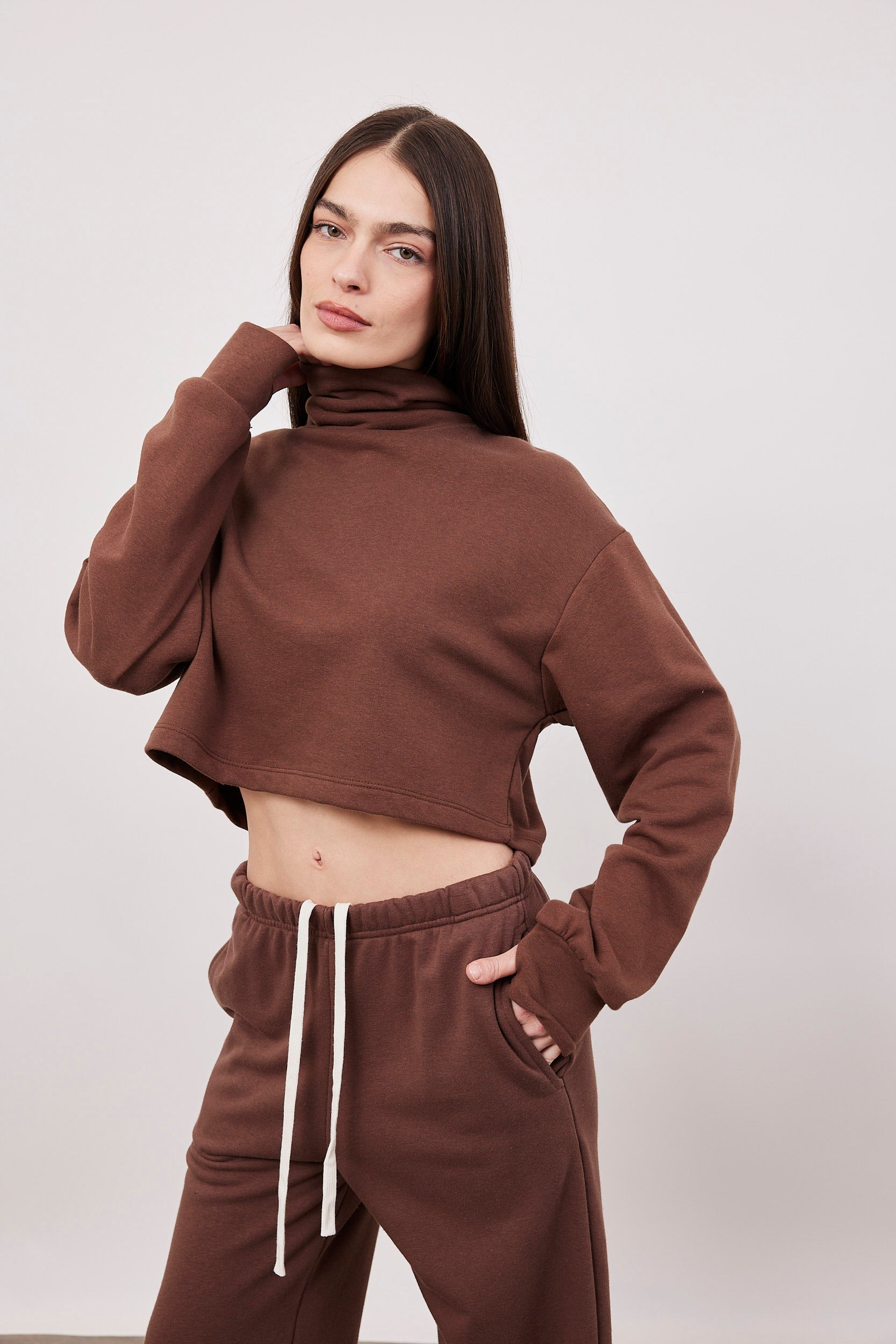 חולצת פרנץ טרי גולף קרופ