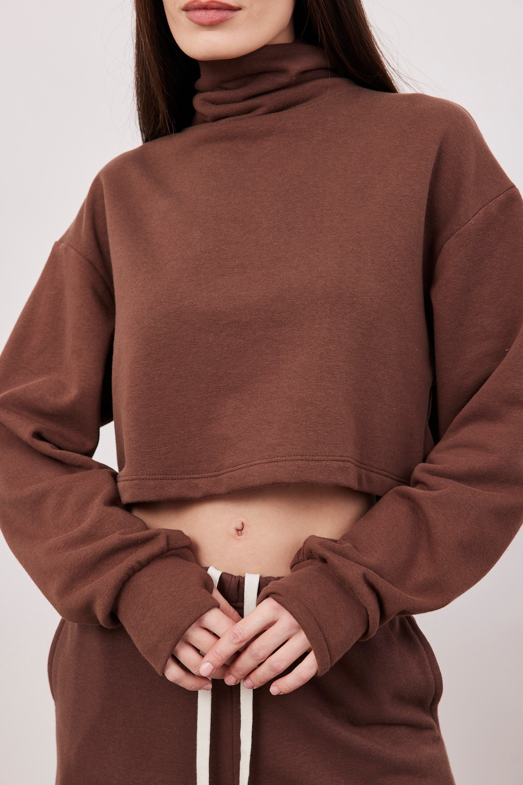 חולצת פרנץ טרי גולף קרופ