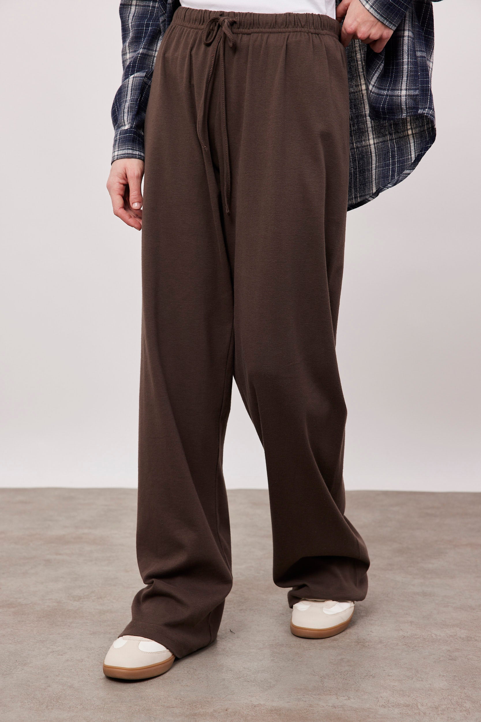 מכנסי גרזי ארוכים עם קשירה