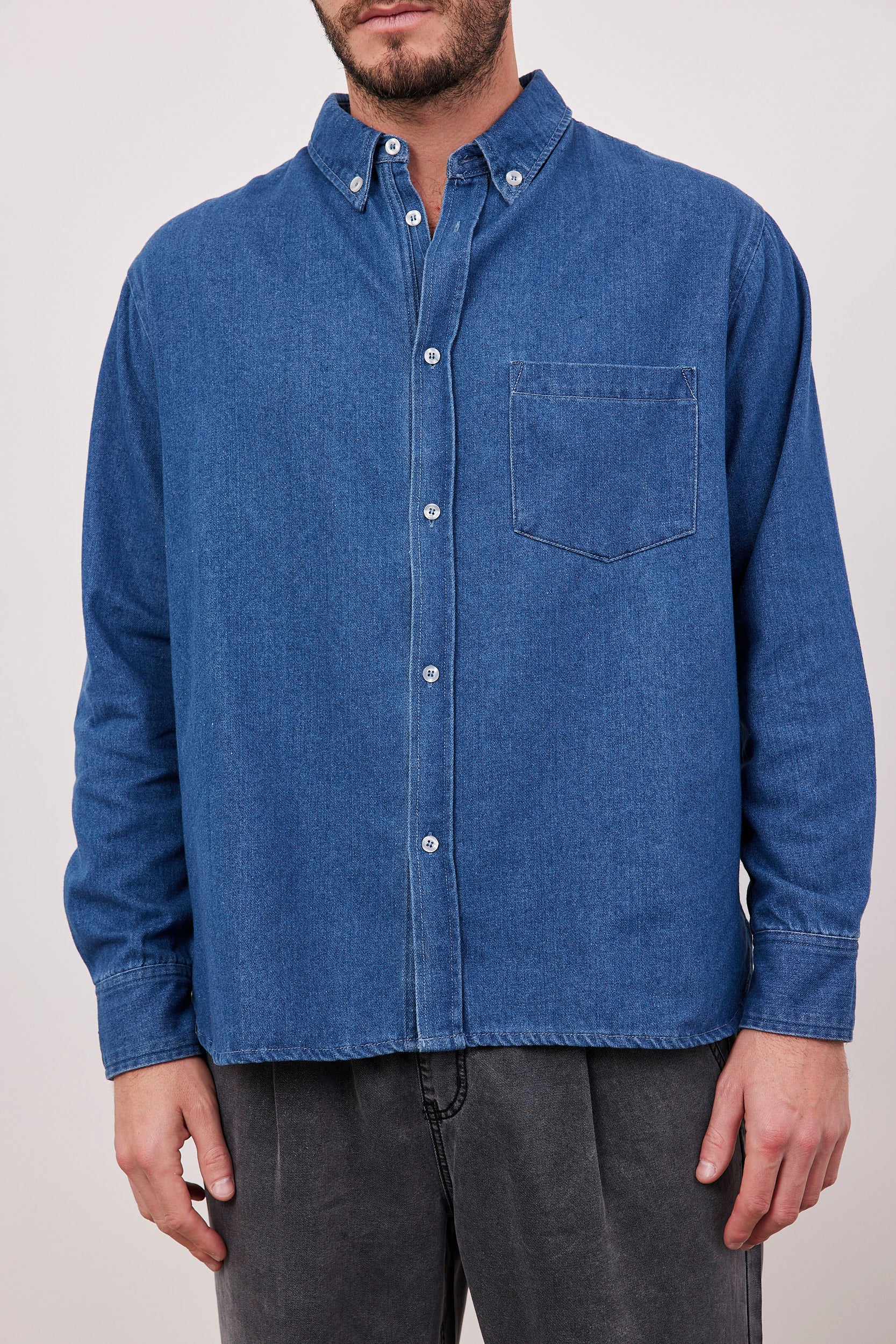 חולצת גינס ארוכה