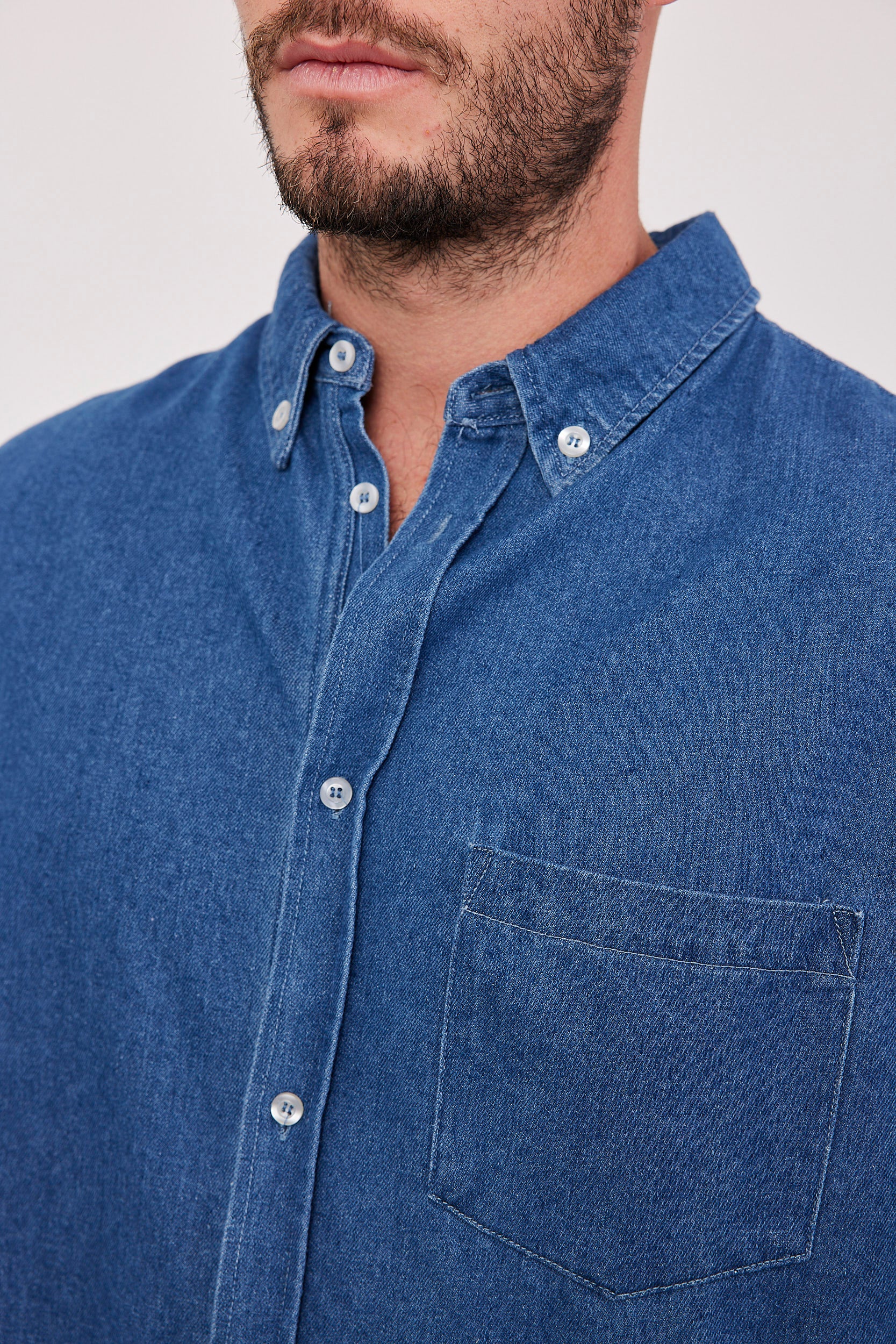 חולצת גינס ארוכה