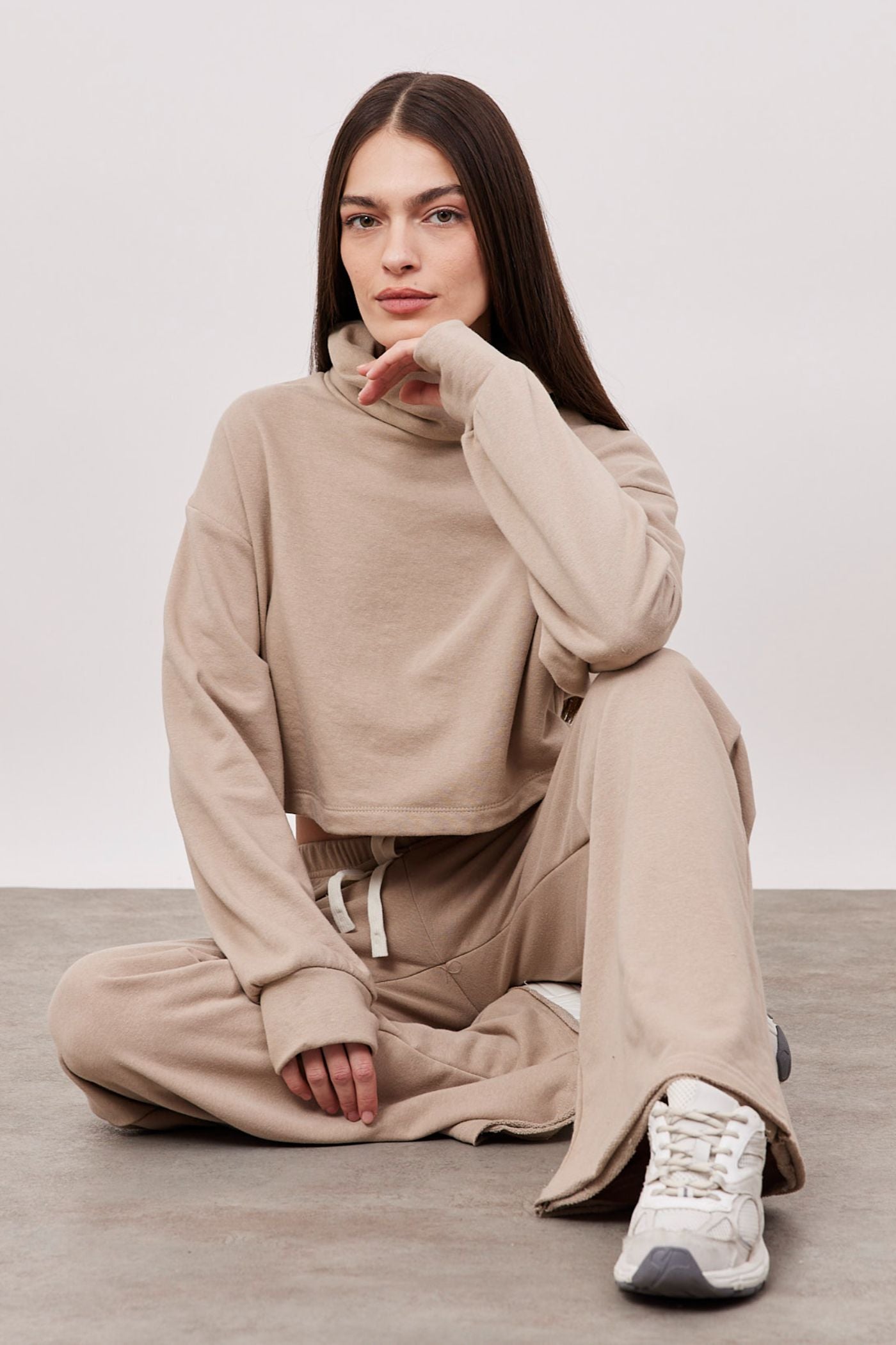 חולצת פרנץ טרי גולף קרופ