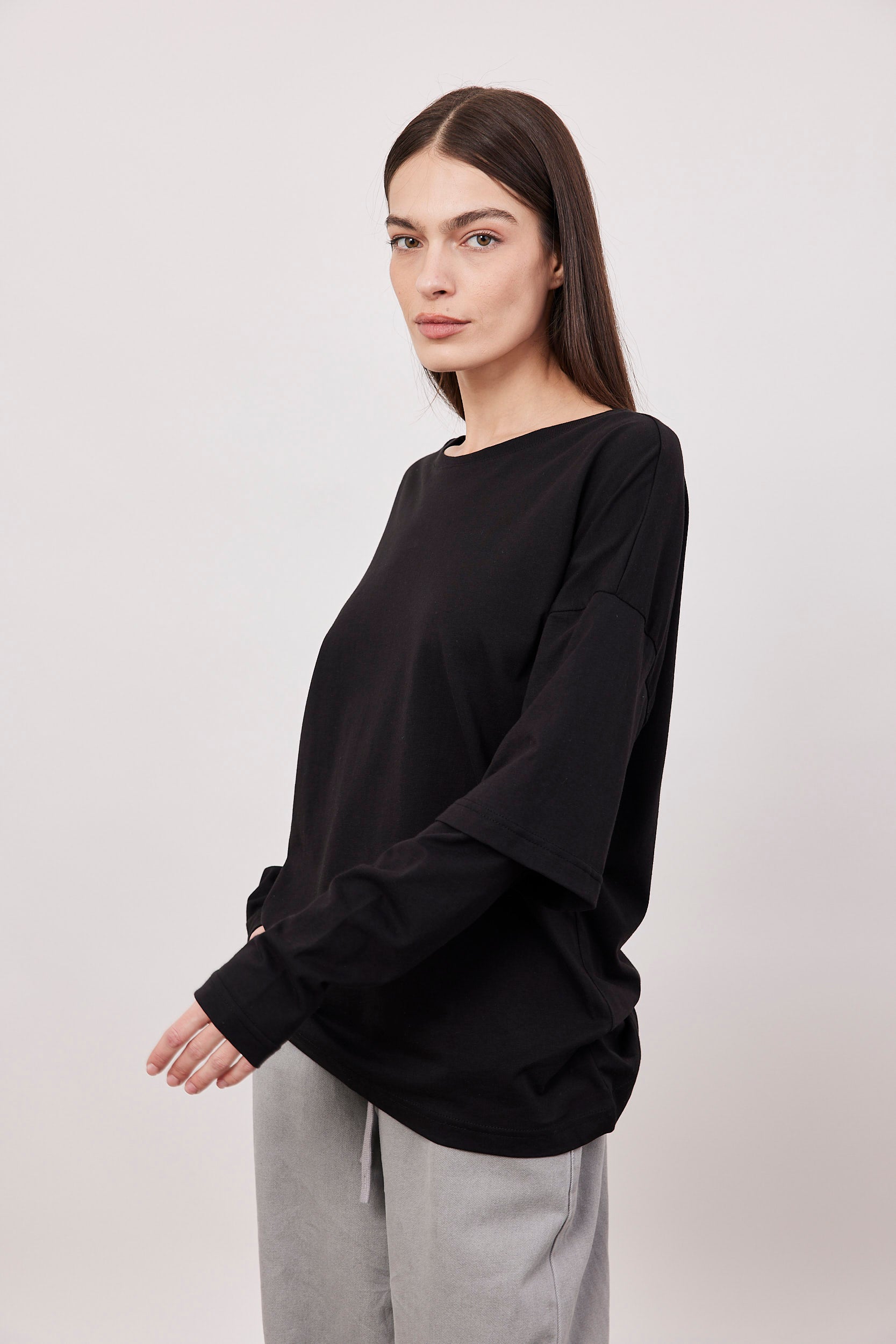 חולצת טי-שירט שכבות