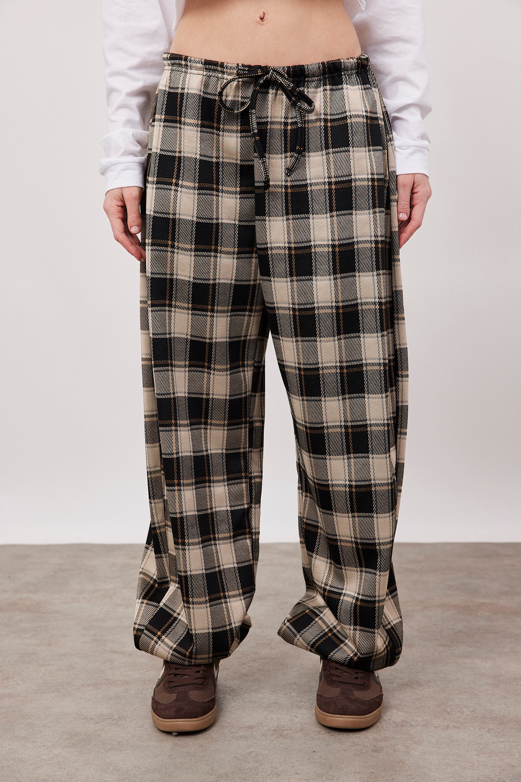 מכנסי בלון משובצים