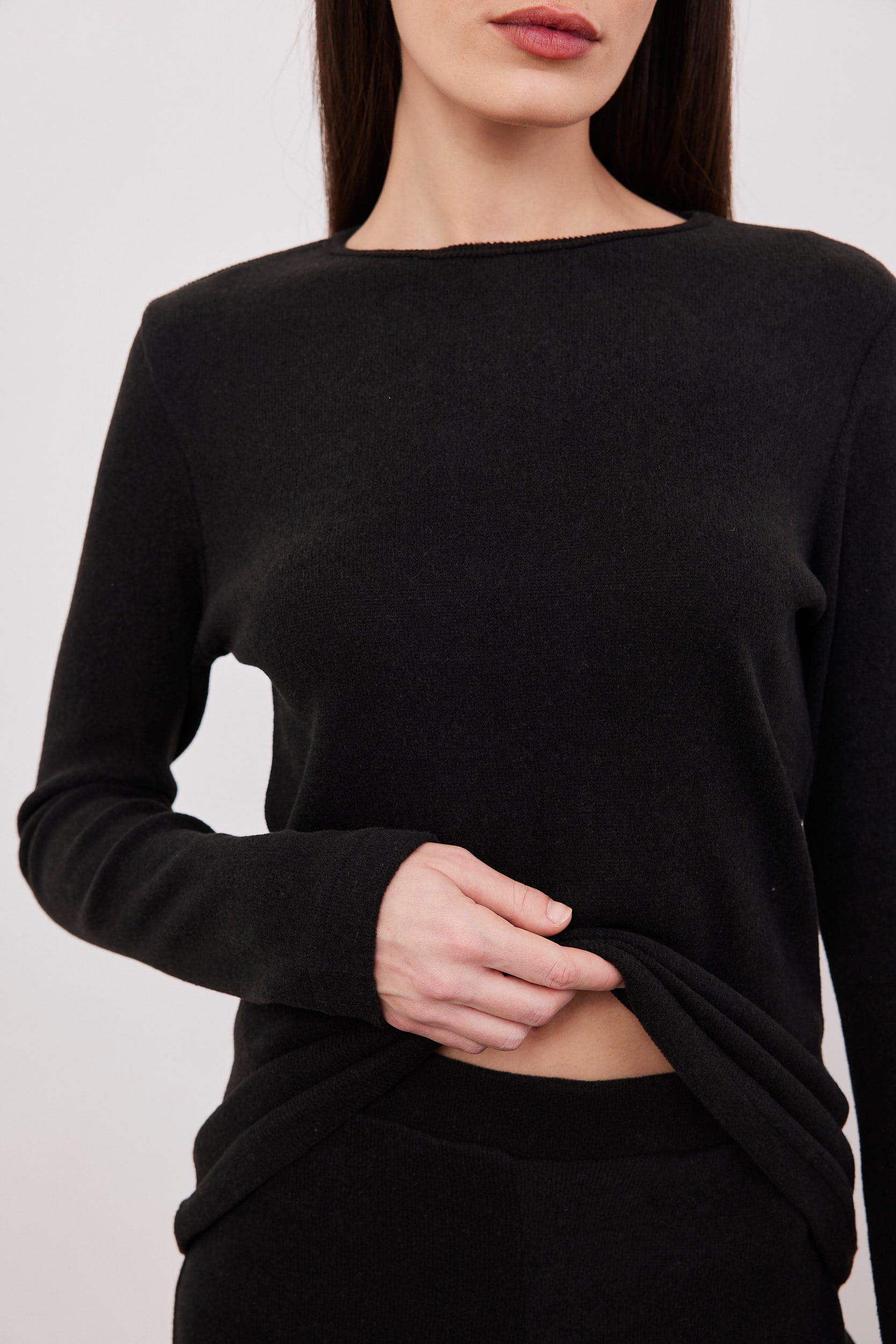 חולצת סריג ארוכה