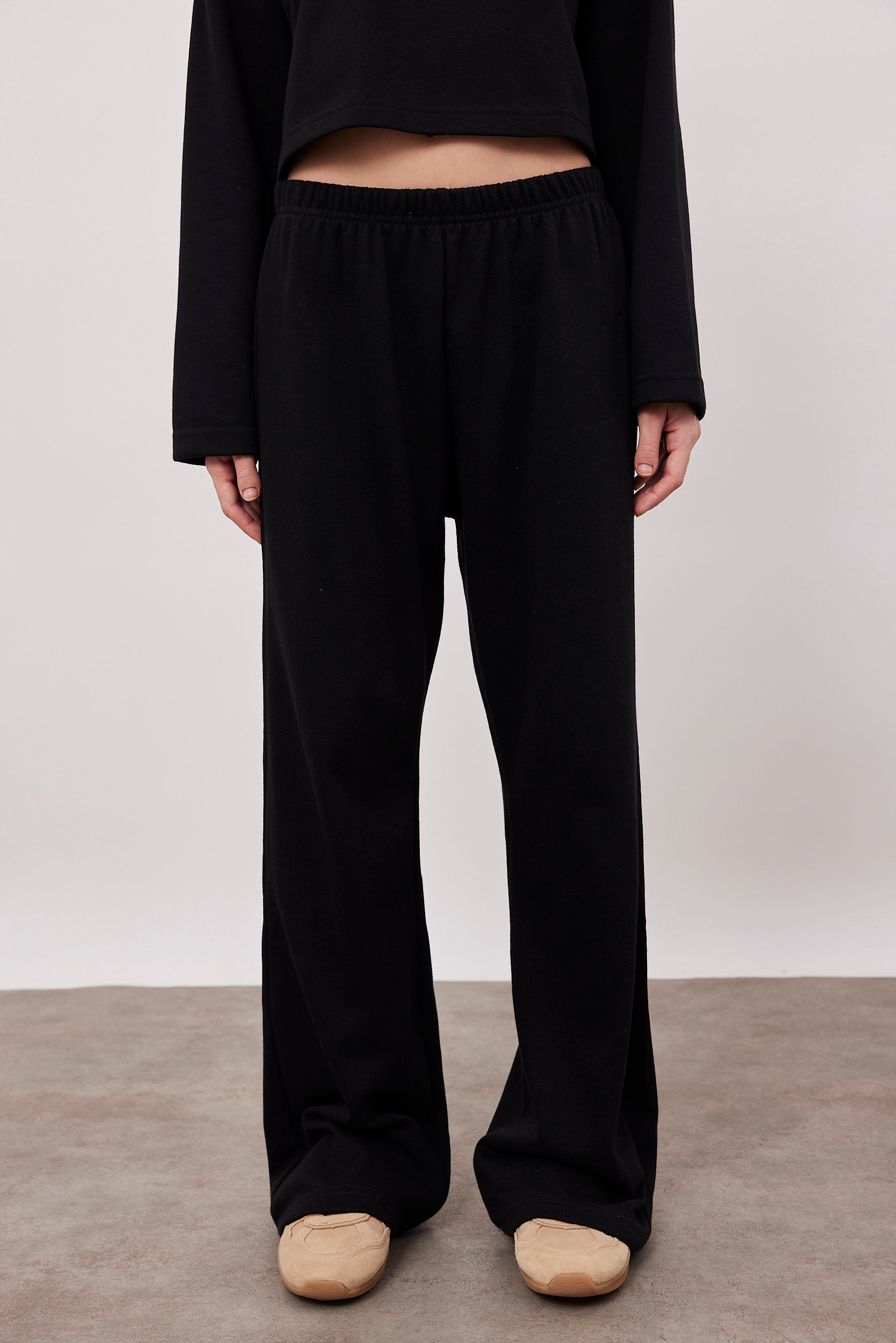 מכנסי פרנץ טרי גזרה נמוכה