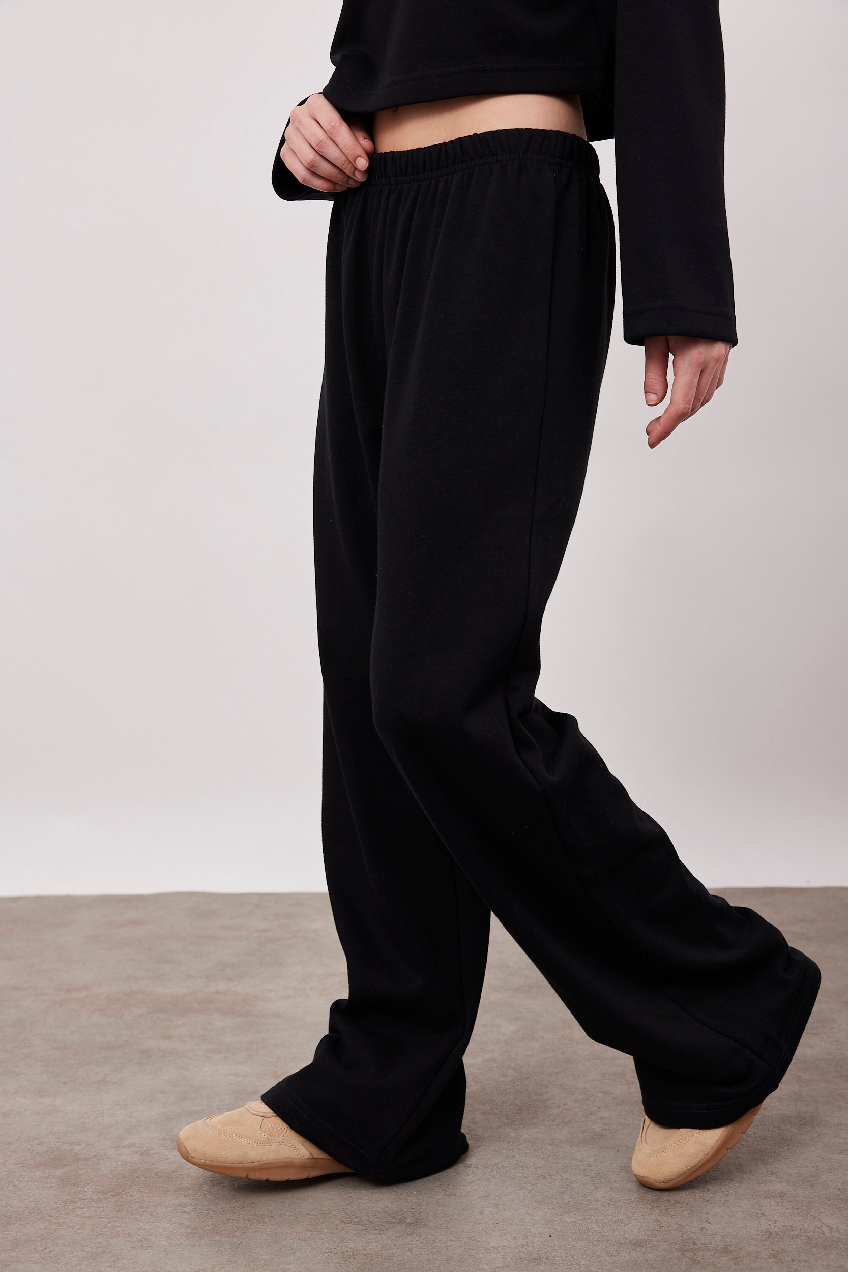 מכנסי פרנץ טרי גזרה נמוכה