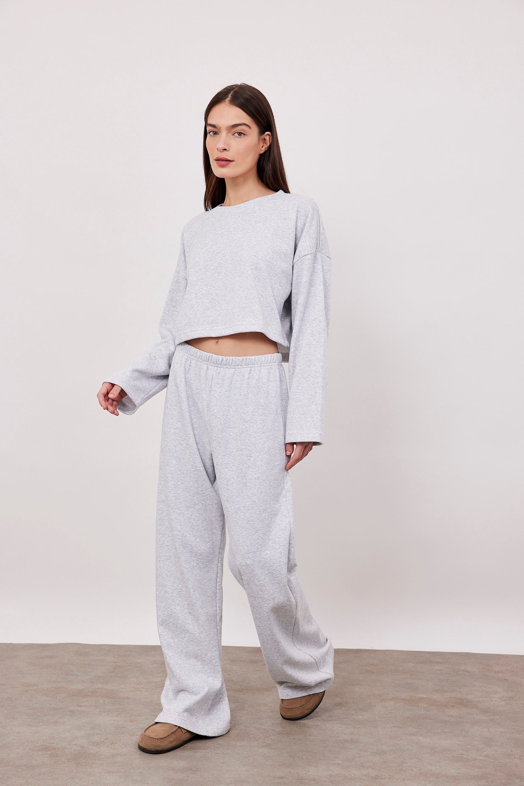 מכנסי פרנץ טרי גזרה נמוכה