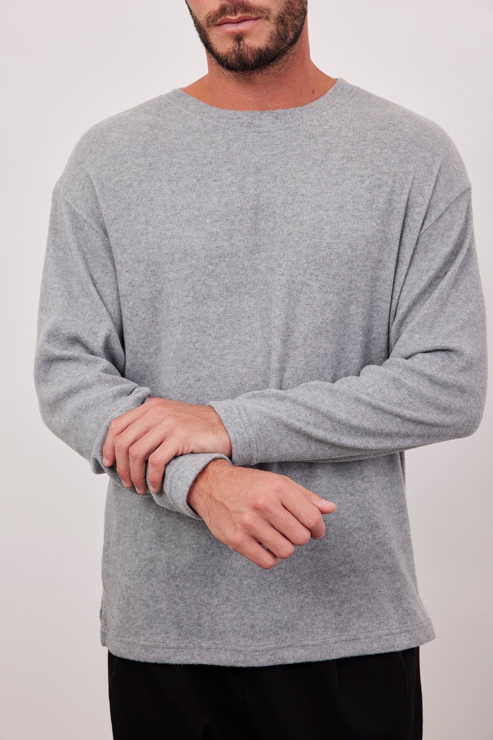 סריג ארוך מבד משוייף