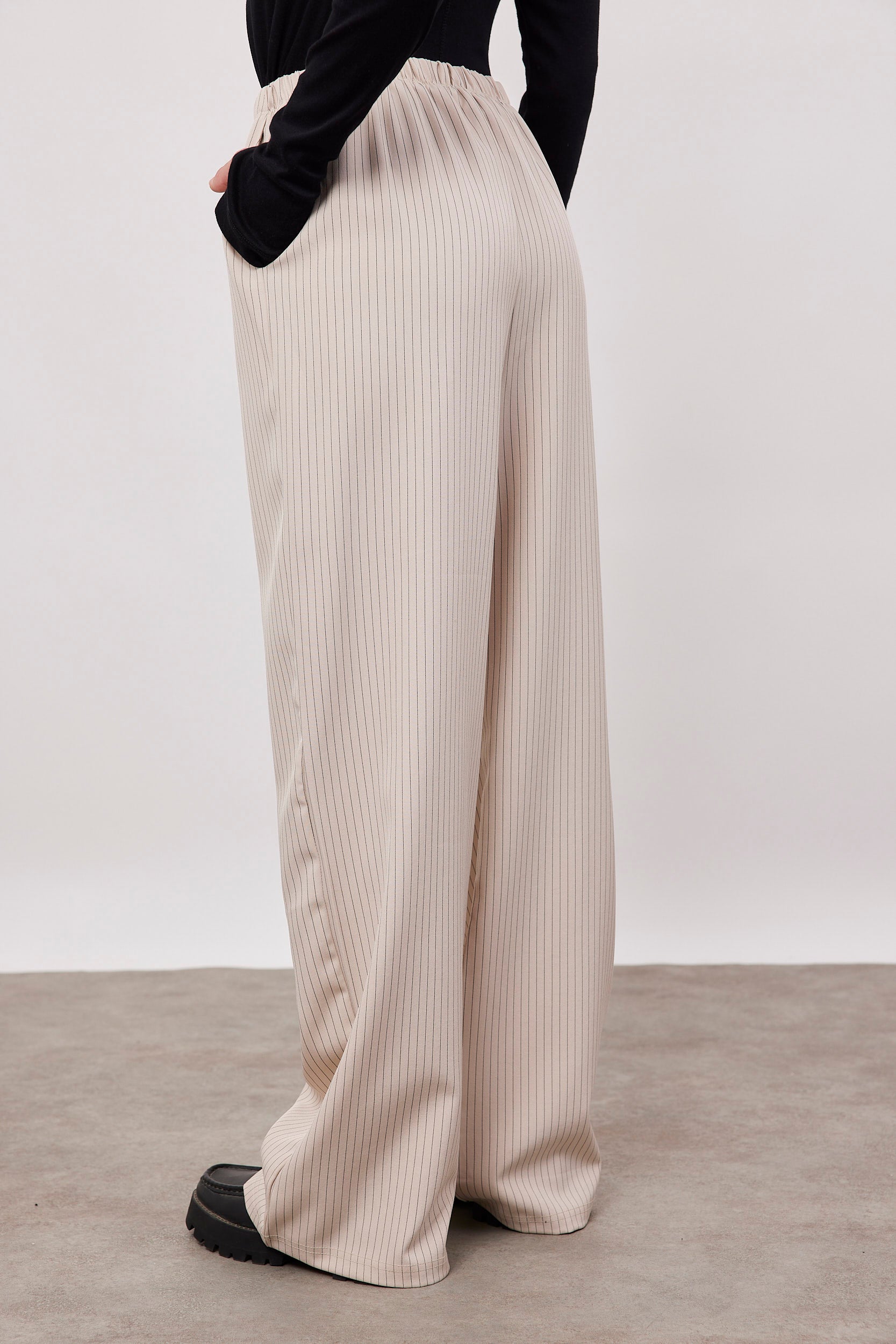 מכנסי פסים עם קשירה