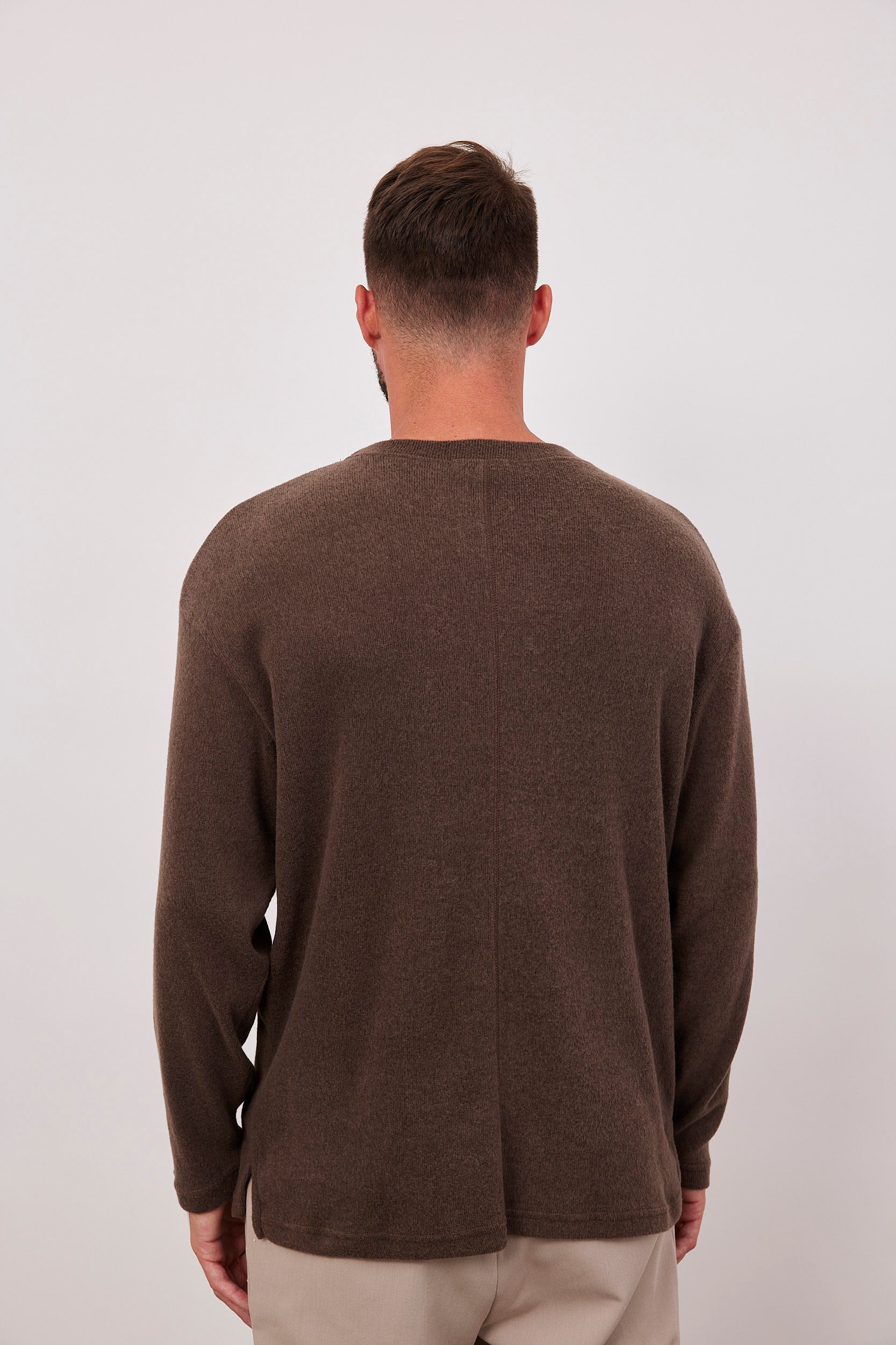 סריג ארוך מבד משוייף