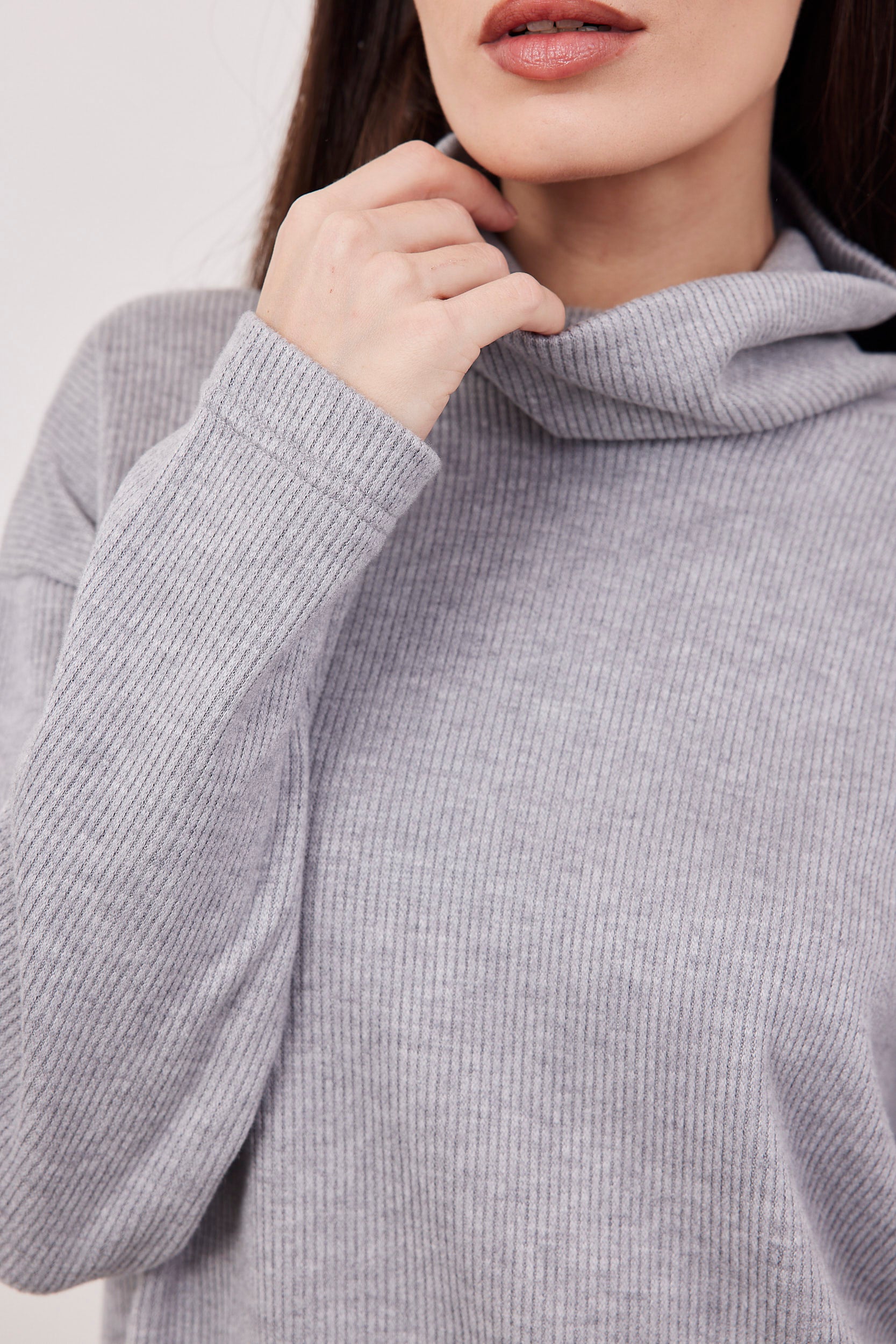 סריג גולף טקסטורת פסים