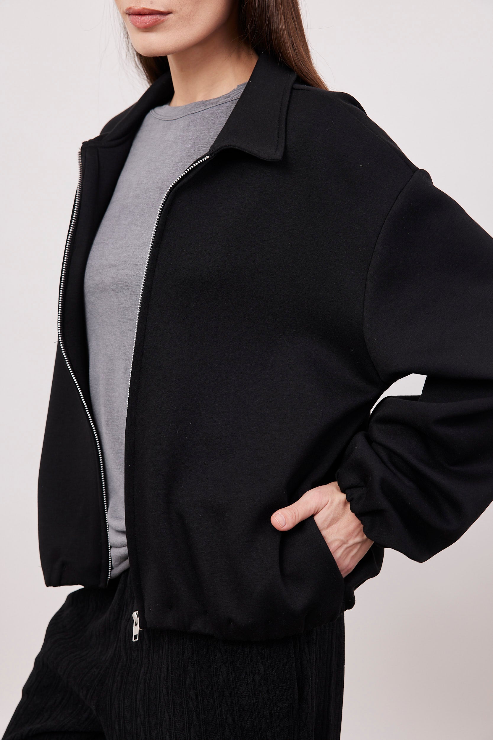 גקט רך עם רוכסן