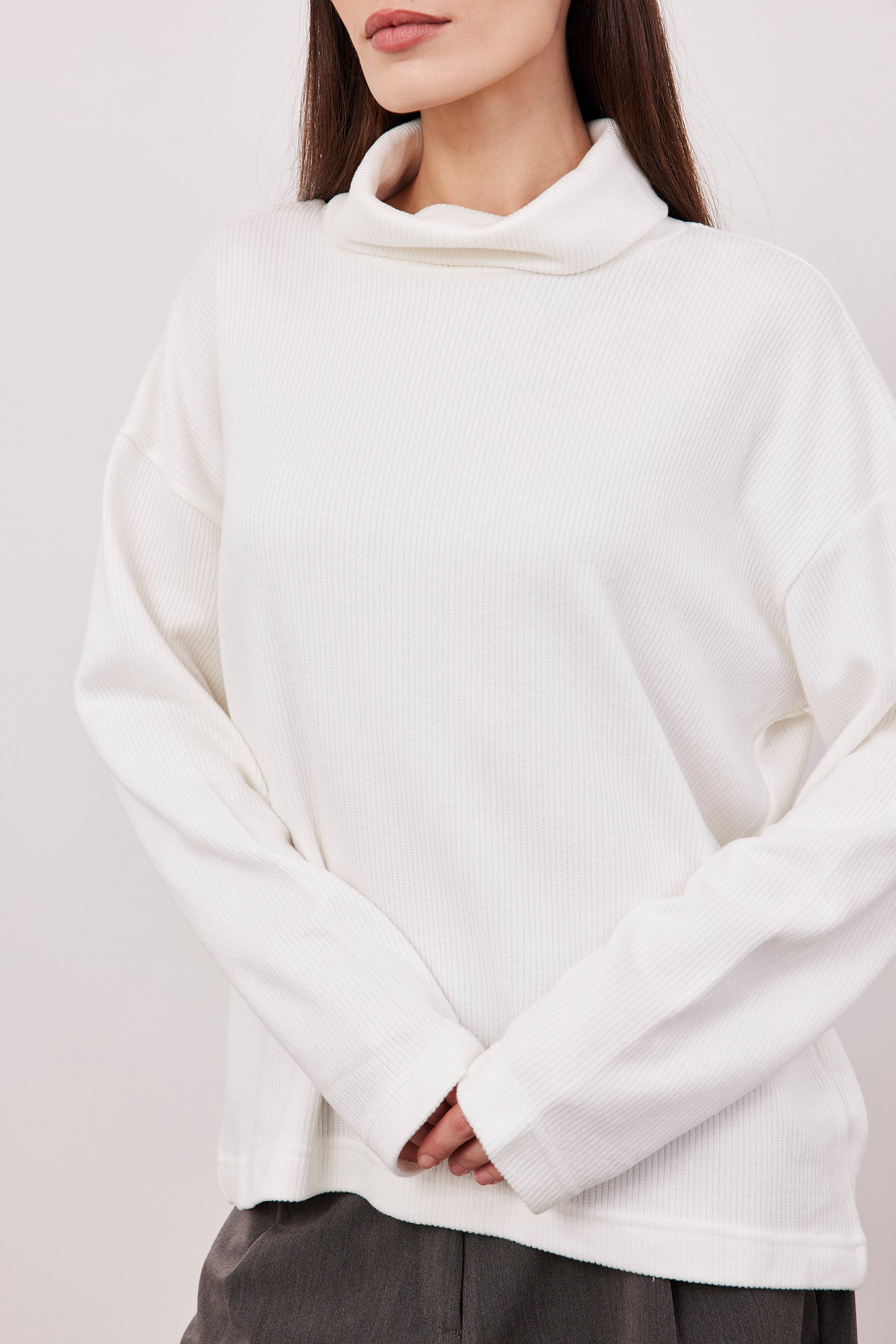 סריג גולף טקסטורת פסים