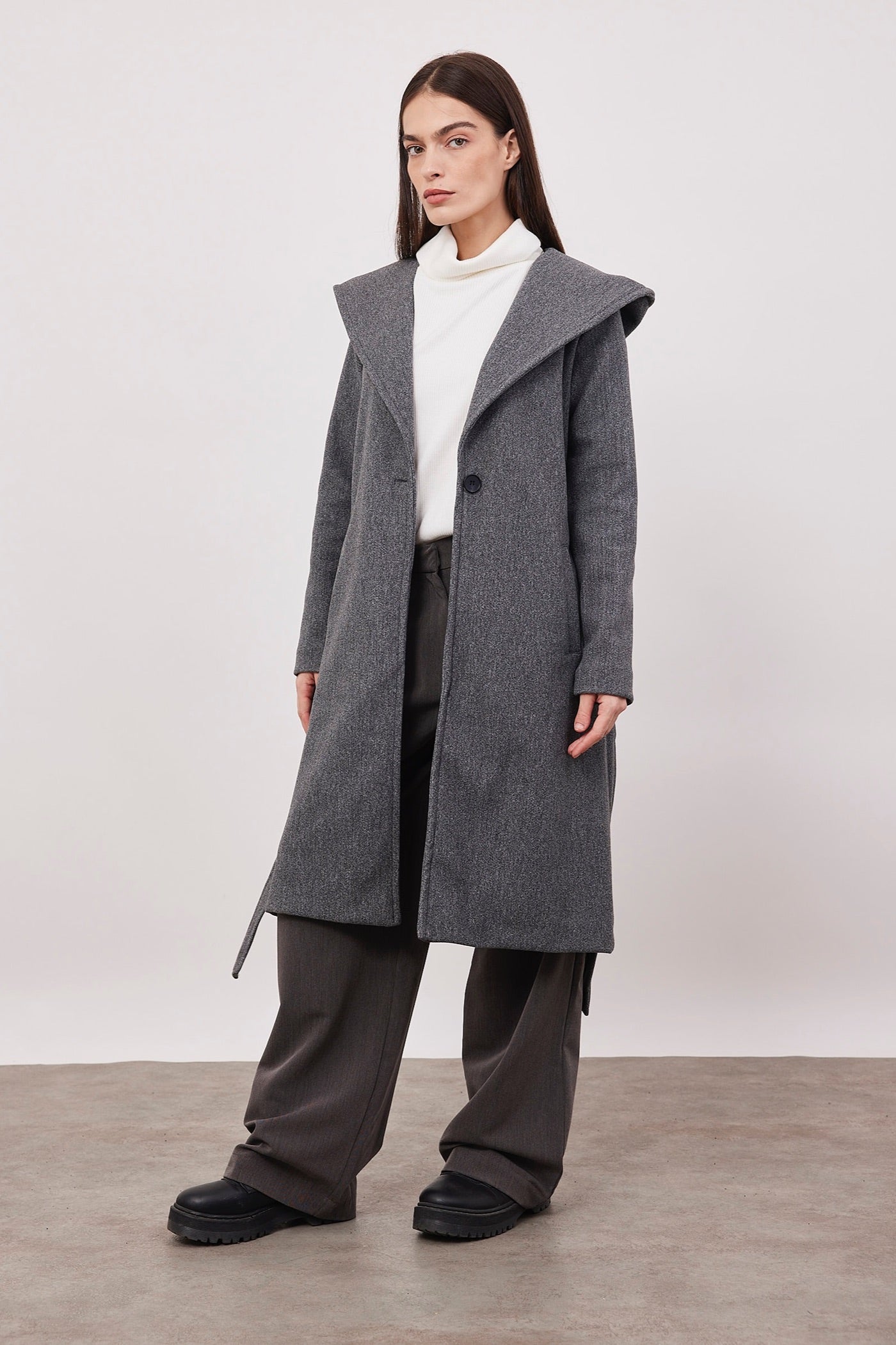 מעיל טרנץ' צמרירי