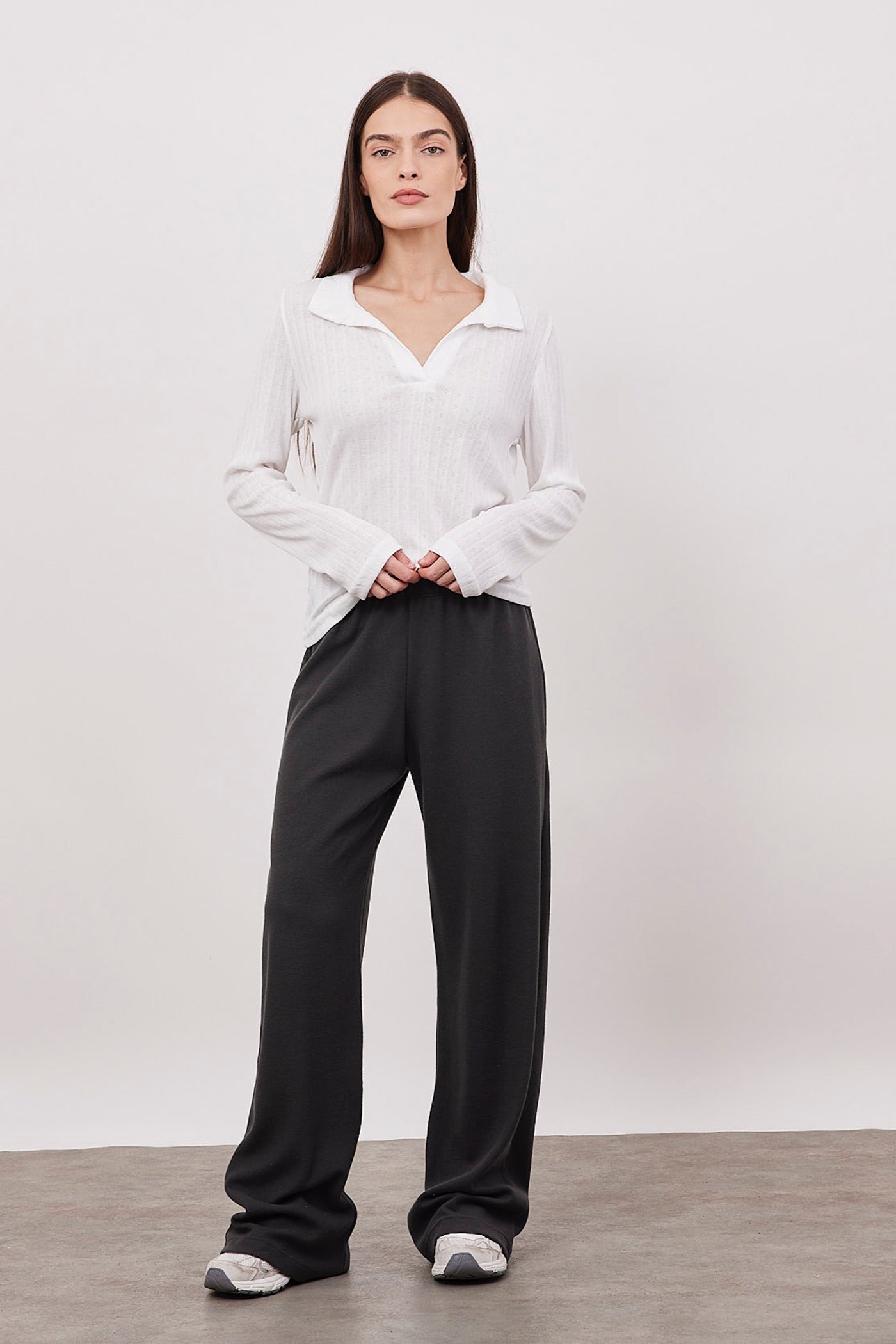 מכנסיים ארוכים בד סריג