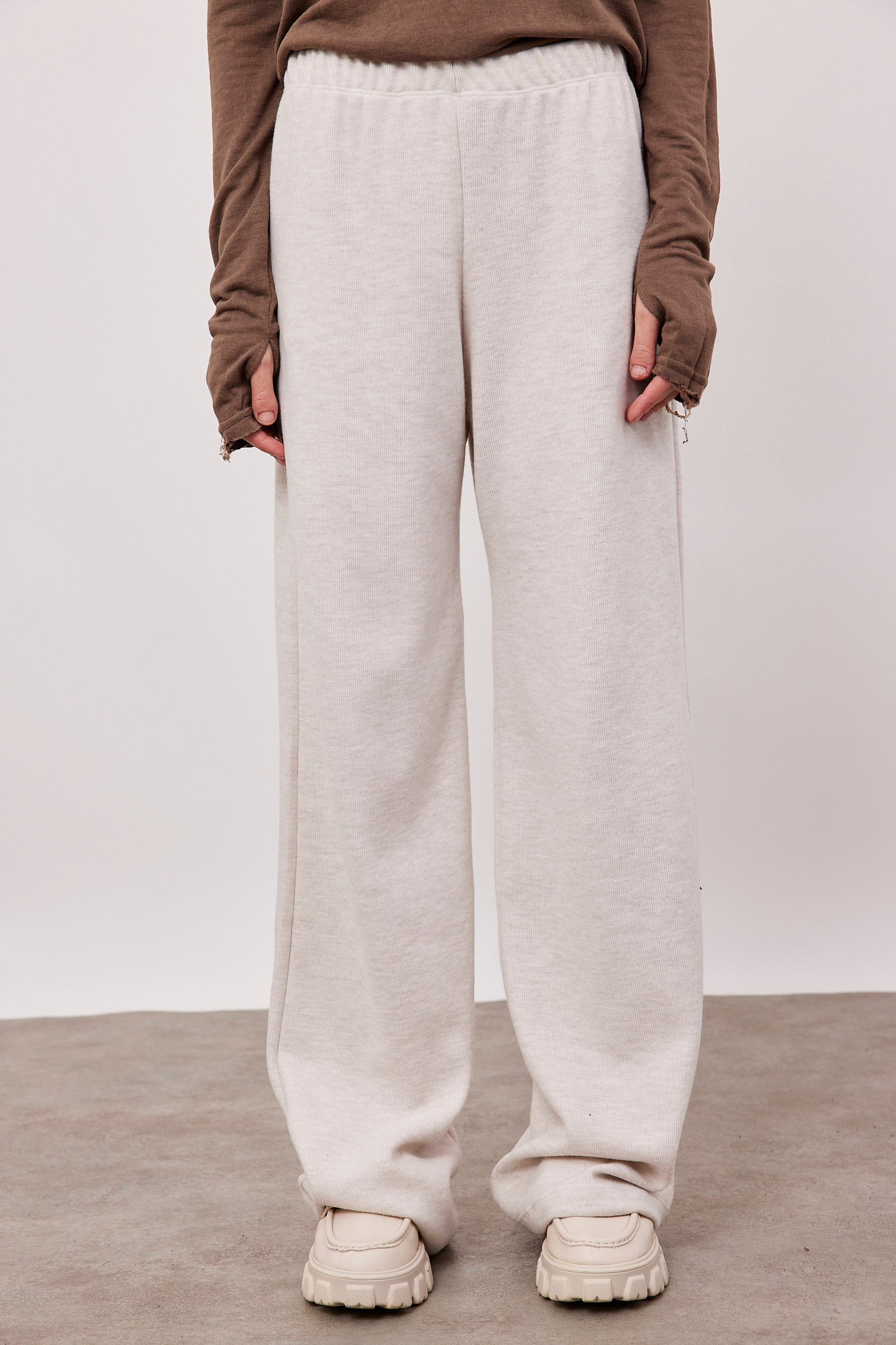 מכנסיים ארוכים בד סריג