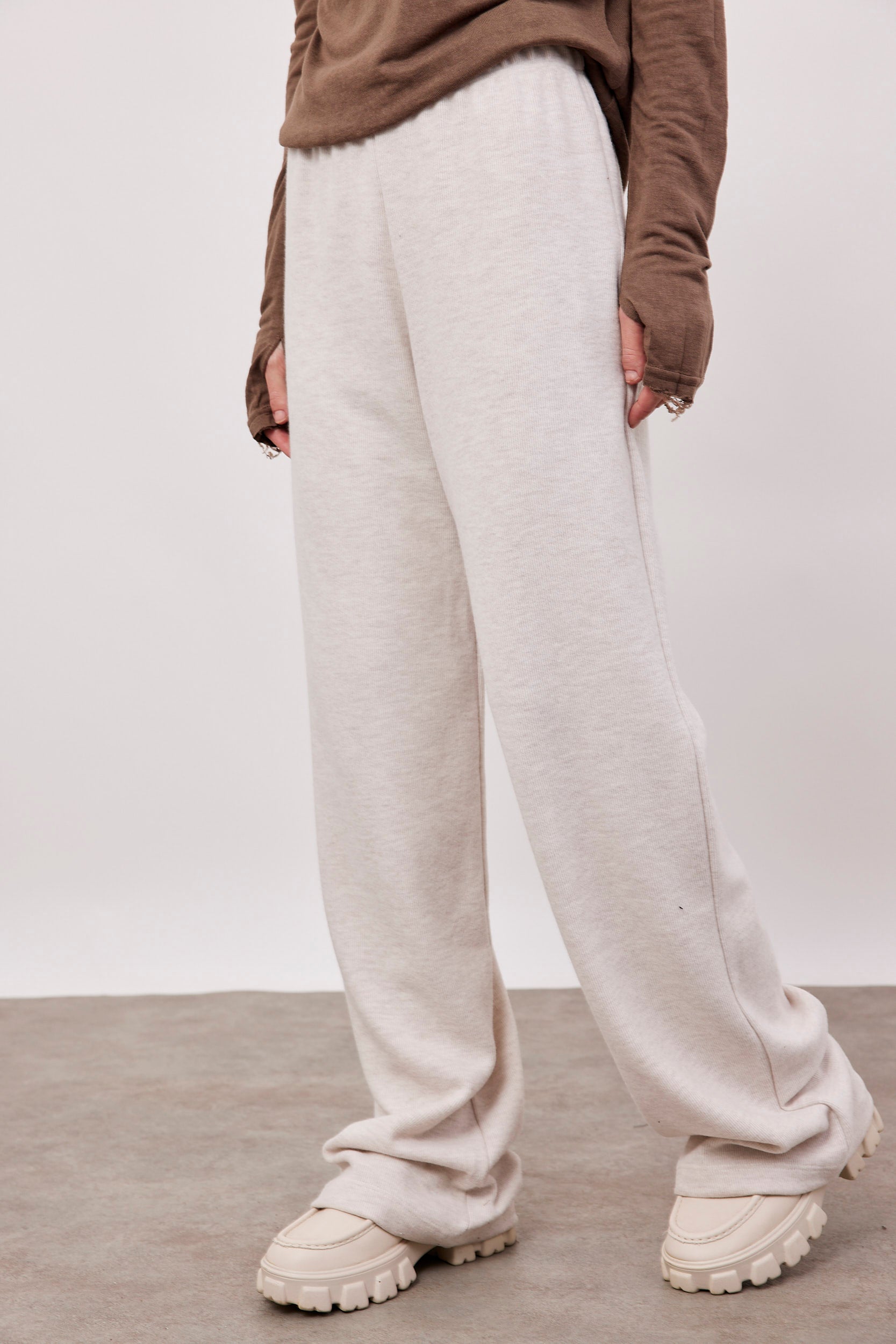 מכנסיים ארוכים בד סריג