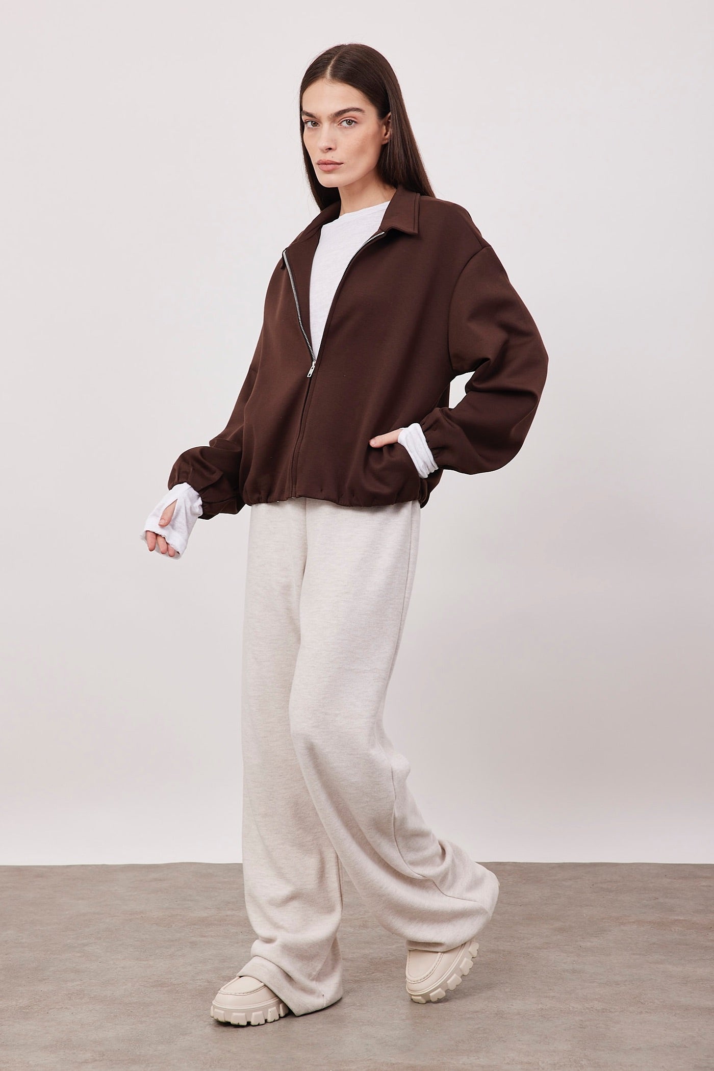 ג׳קט רך עם רוכסן