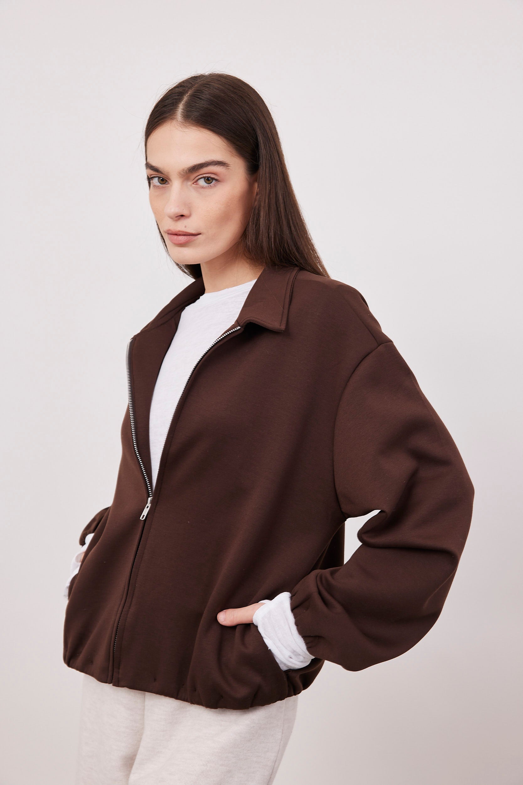 ג׳קט רך עם רוכסן