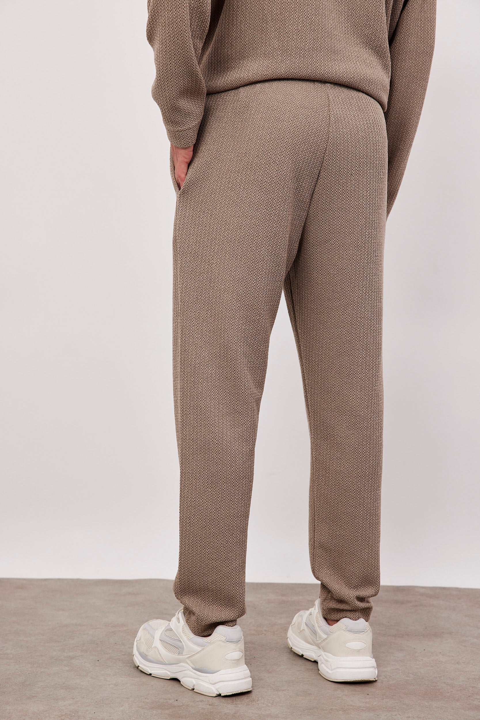 מכנסיים ארוכים מבד סריג